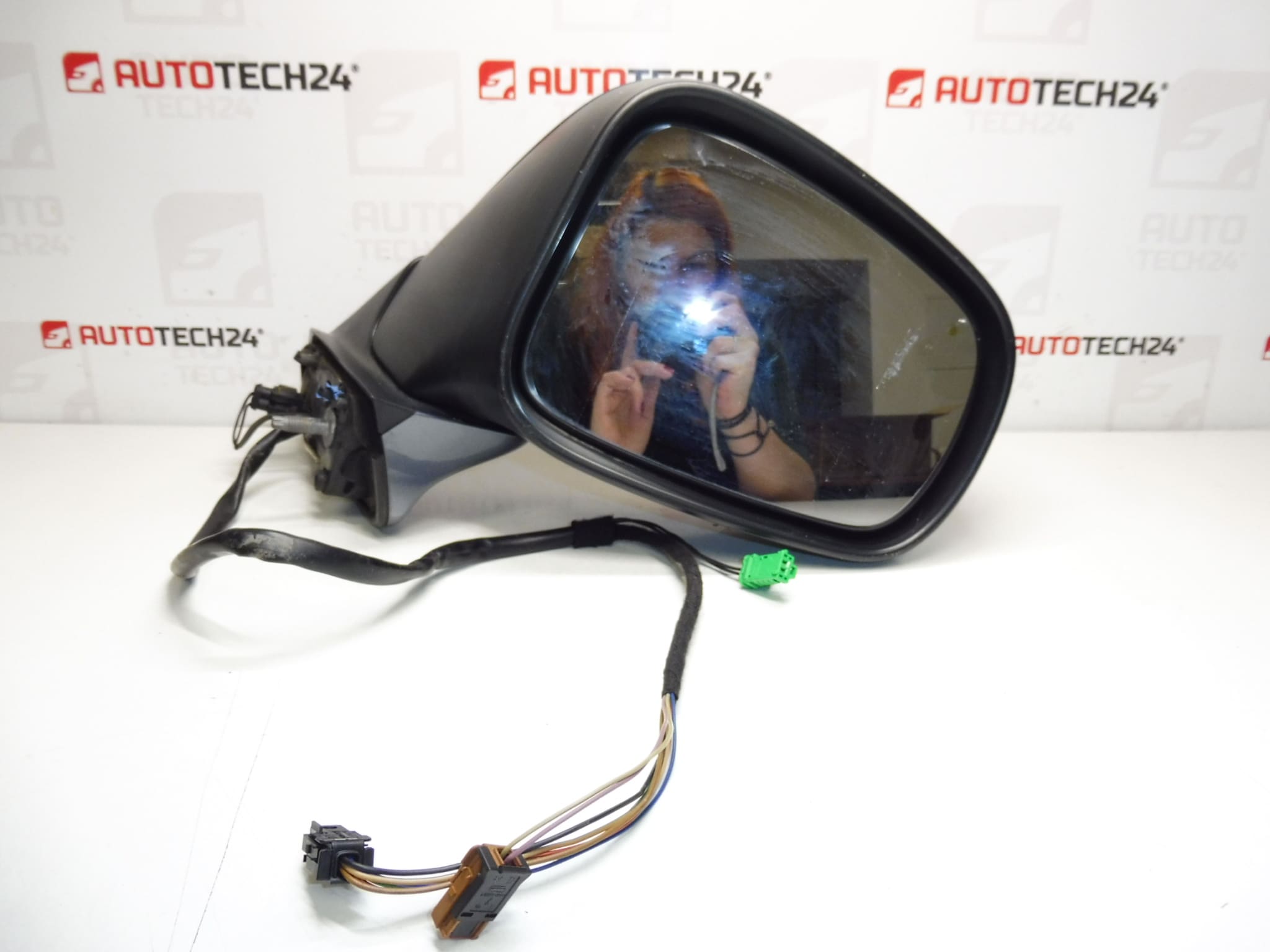 Citroën/Peugeot utasoldali külső visszapillantó tükör EZW 14400785ZW 8154CR - Image 2