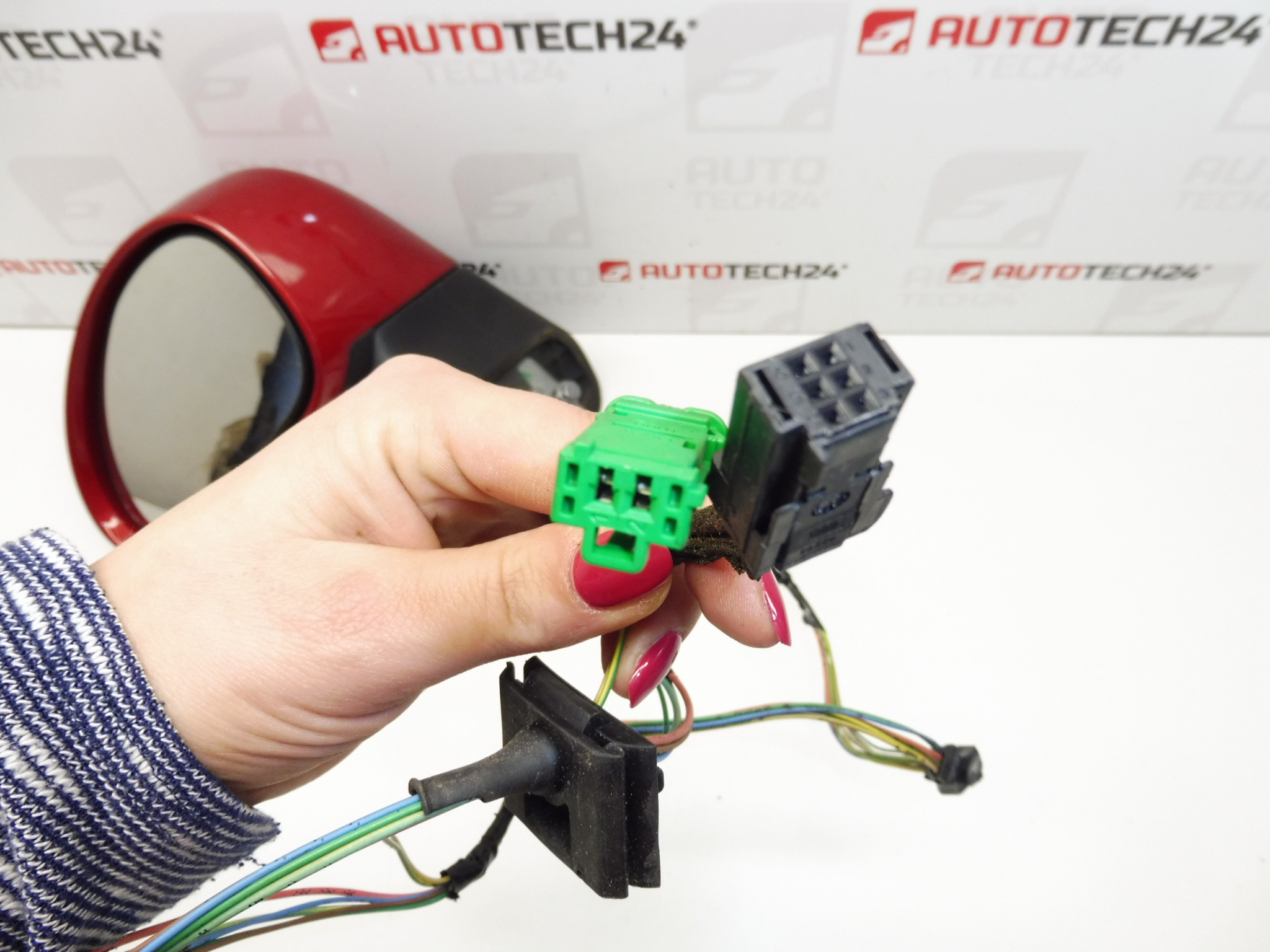 Bal visszapillantó tükör Citroën C4 EKQD 96548384 8149ZW