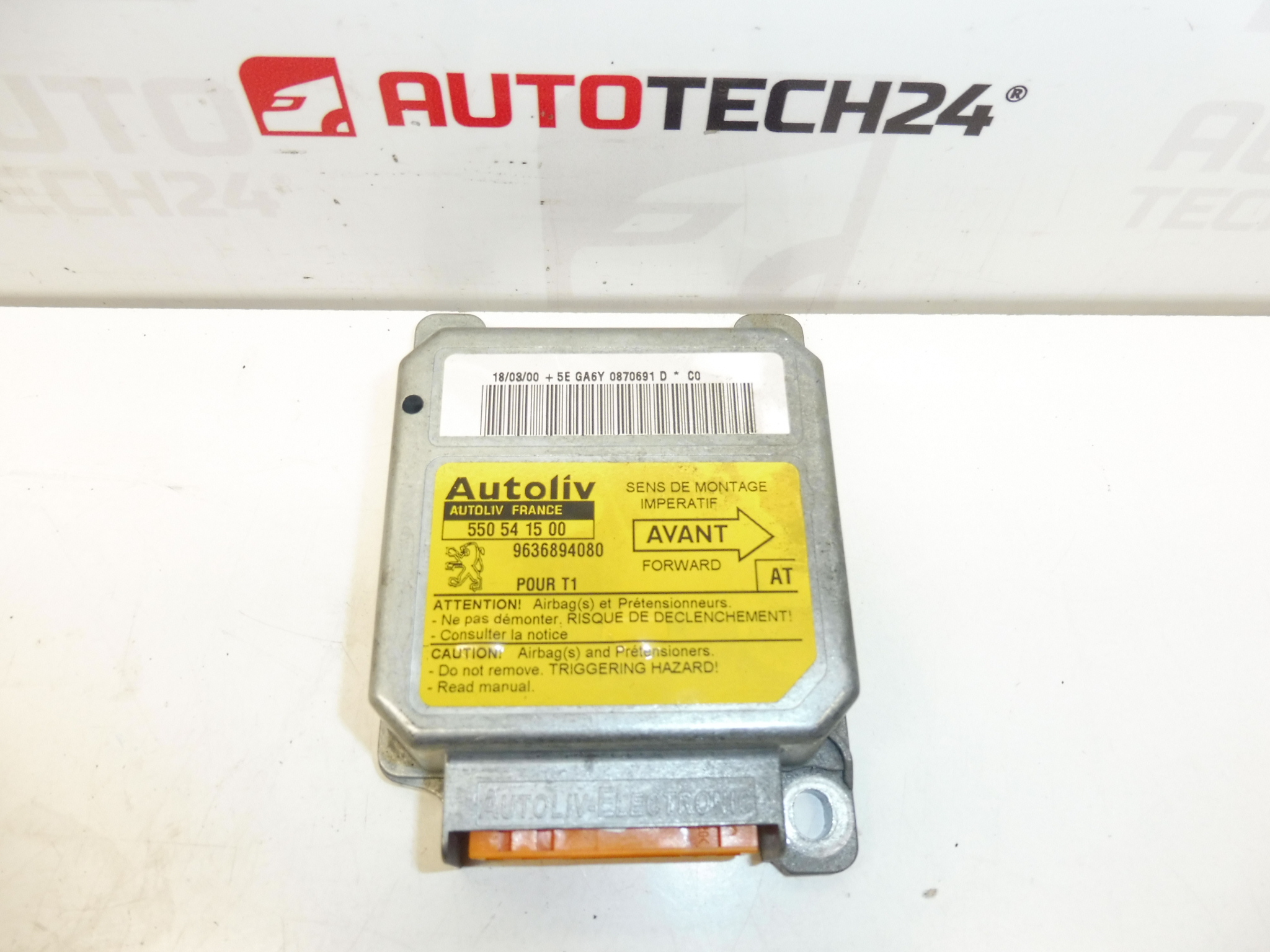 Peugeot 206 légzsák egység 9636894080 6545GJ