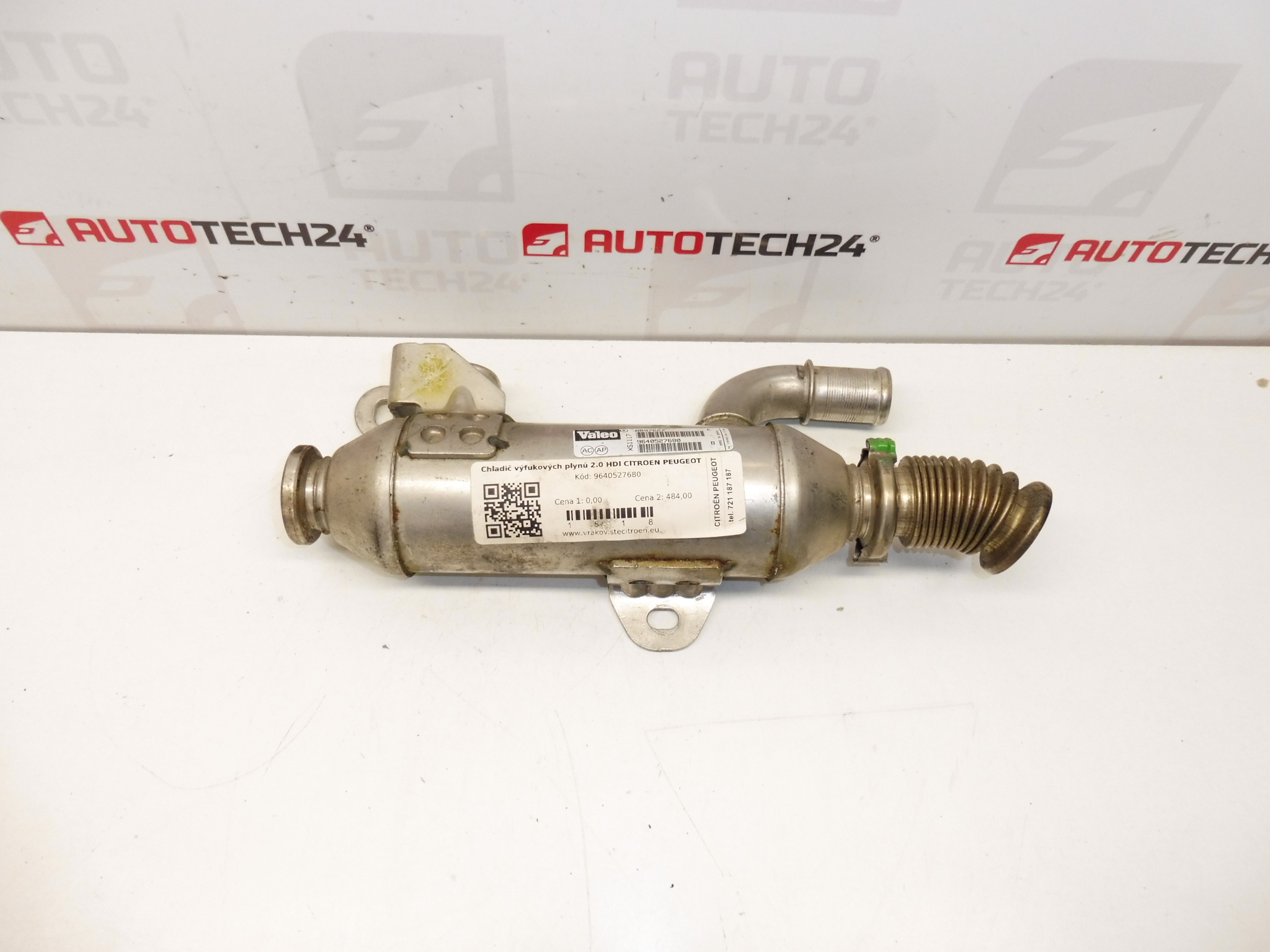 Hőcserélő Valeo 2.0 HDI Citroën Peugeot 9640527680 869762Z