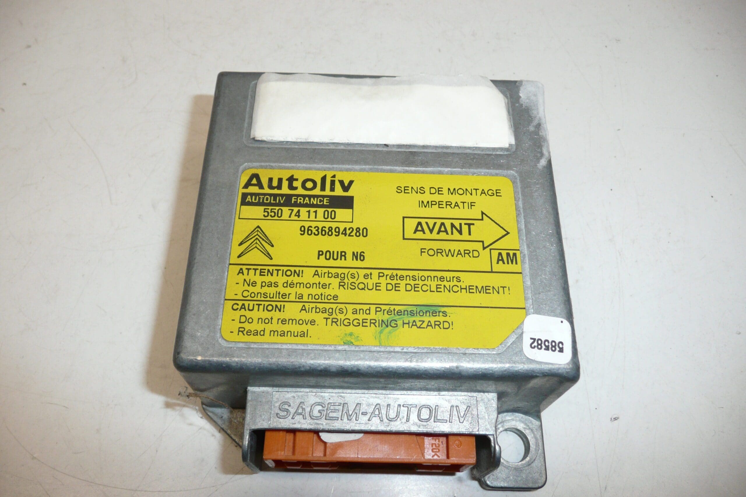 Légzsák egység Citroën Xsara 9636894280