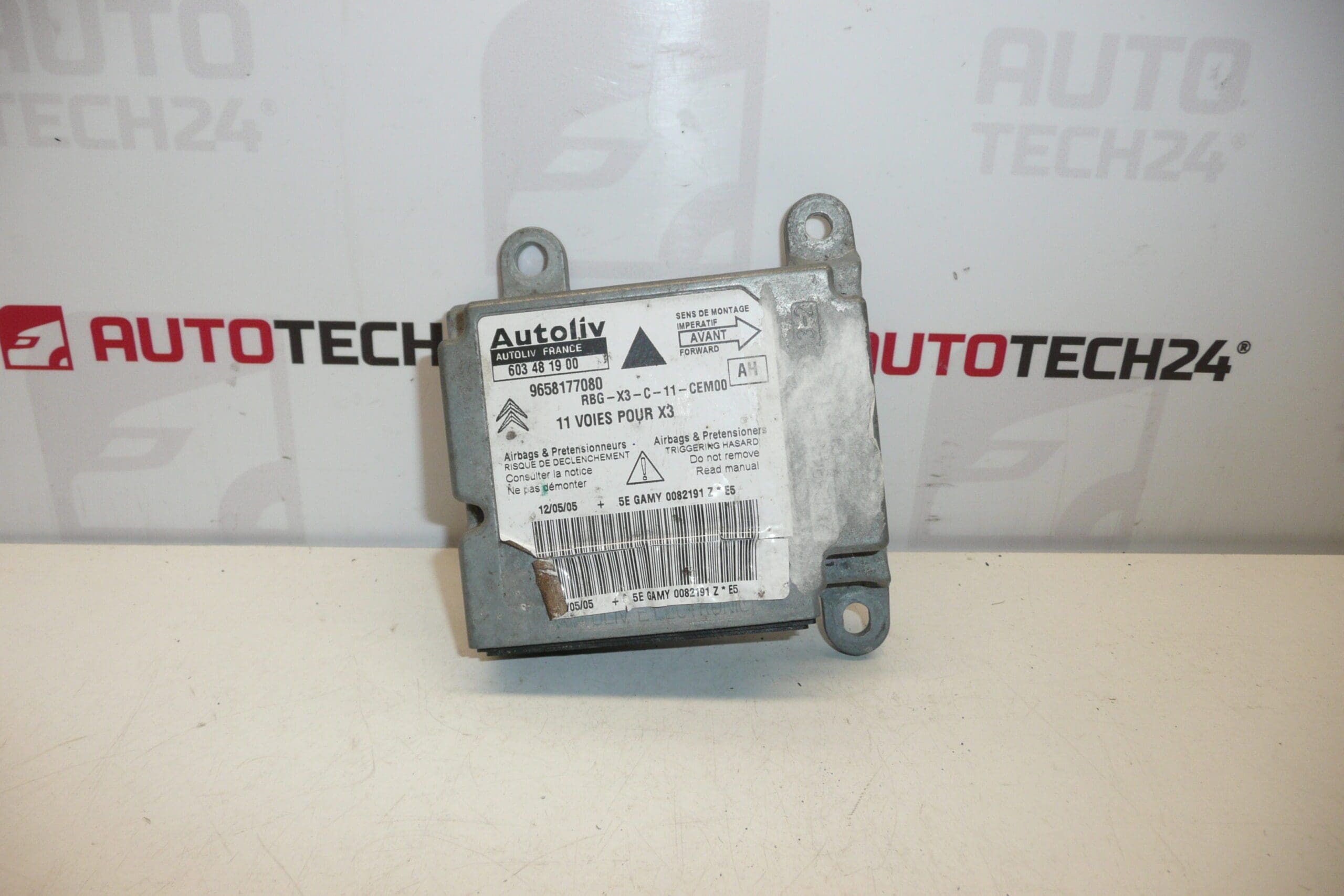 Légzsák egység Citroën C5 II 9658177080