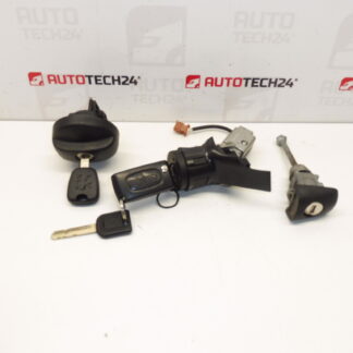 Zárkészlet plusz két kulcs Peugeot 207 4162KF 4162NW