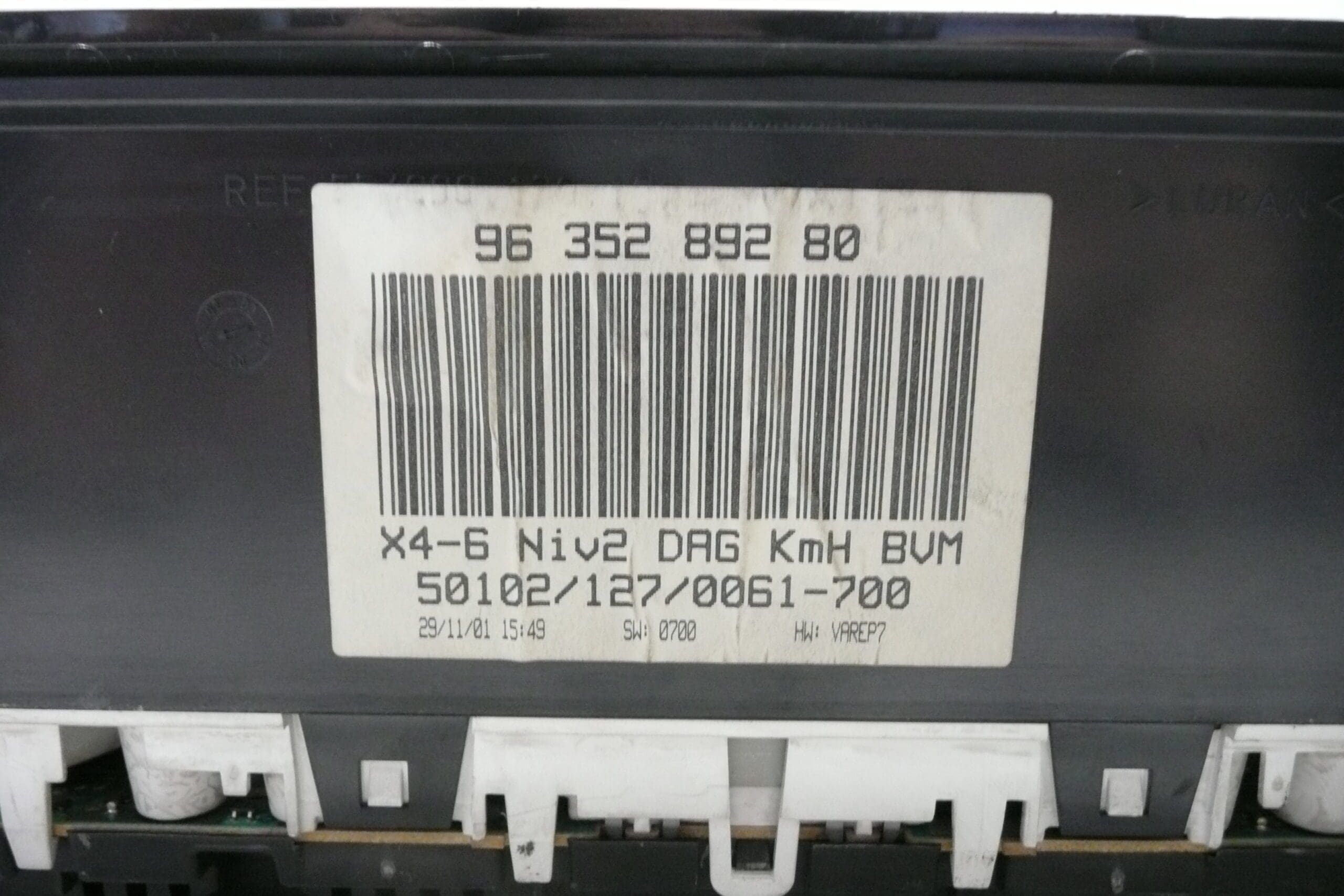 Sebességmérő Citroën C5 I 9635289280 futásteljesítmény 208 ezer km