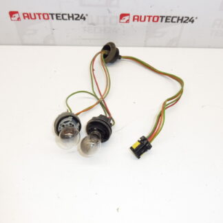 Peugeot 607 6534GS sárvédő hátsó lámpa foglalat kábelköteg