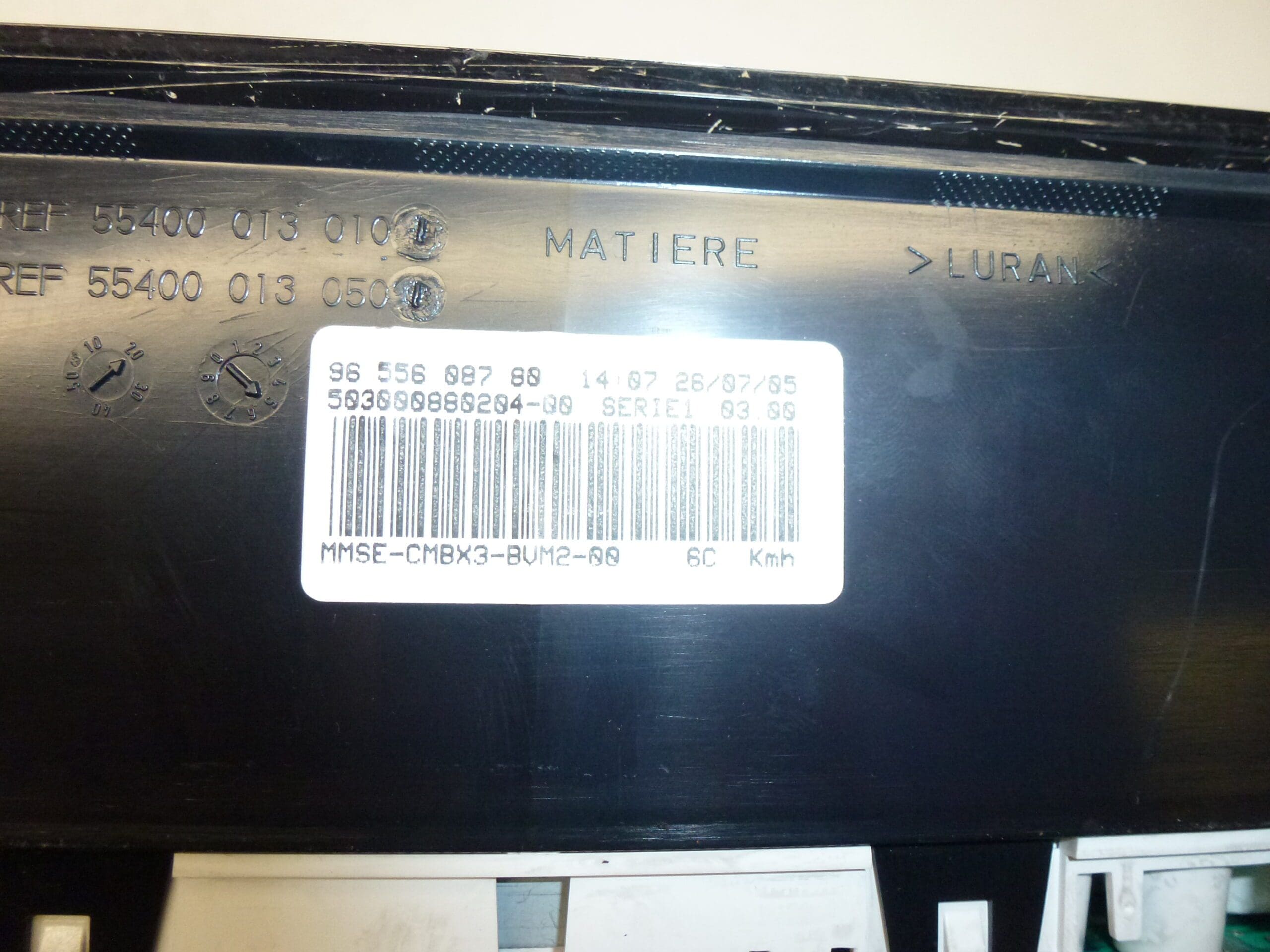 Sebességmérő Citroën C5 II futásteljesítmény 226000 km 9655608780 610319