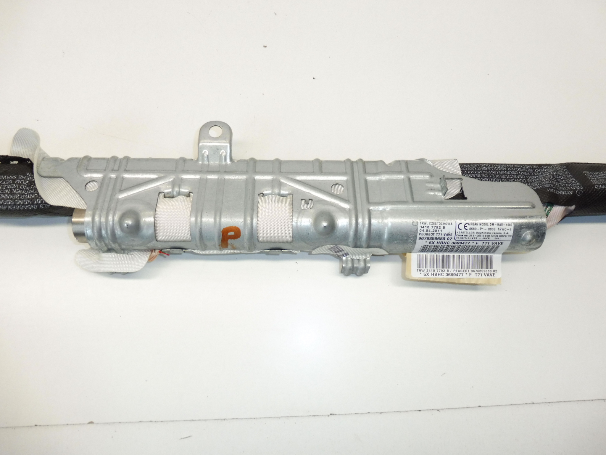 Légzsák mennyezet Peugeot 308 9676859680 8338U7