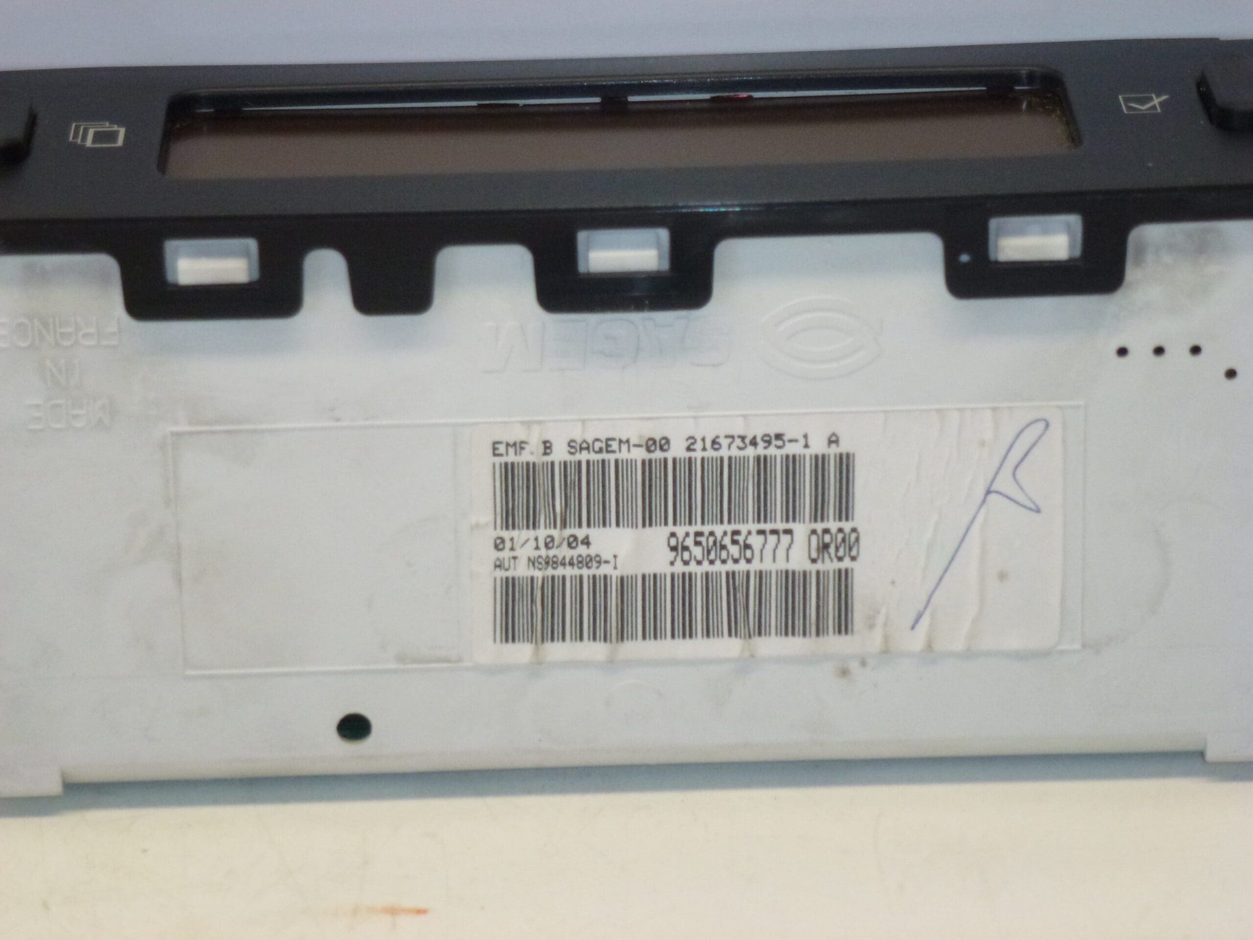 Kijelző Citroën C2 C3 9650656777