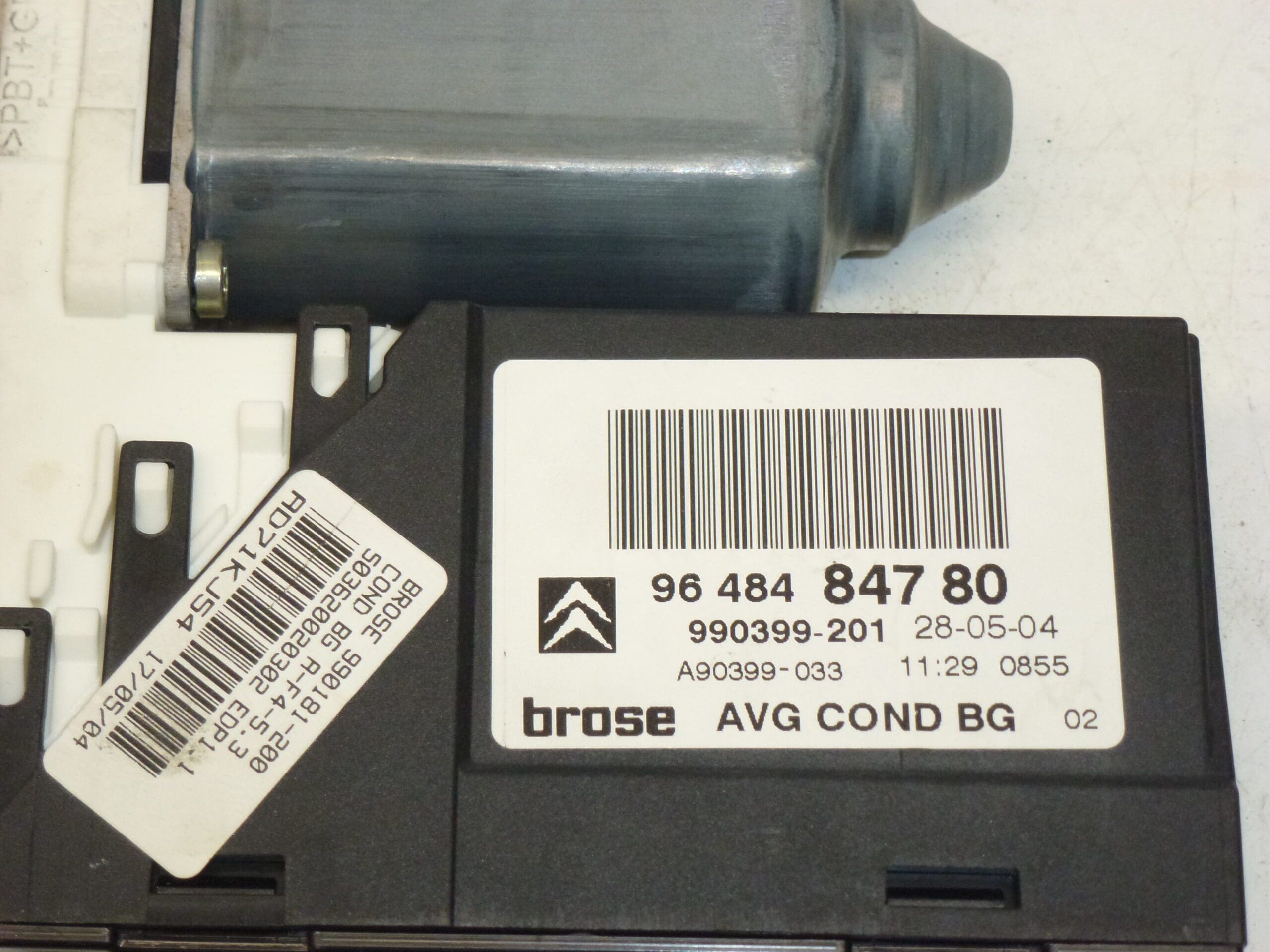 Citroën C5 bal első ablak felhúzó motor 9648484780 9221P3