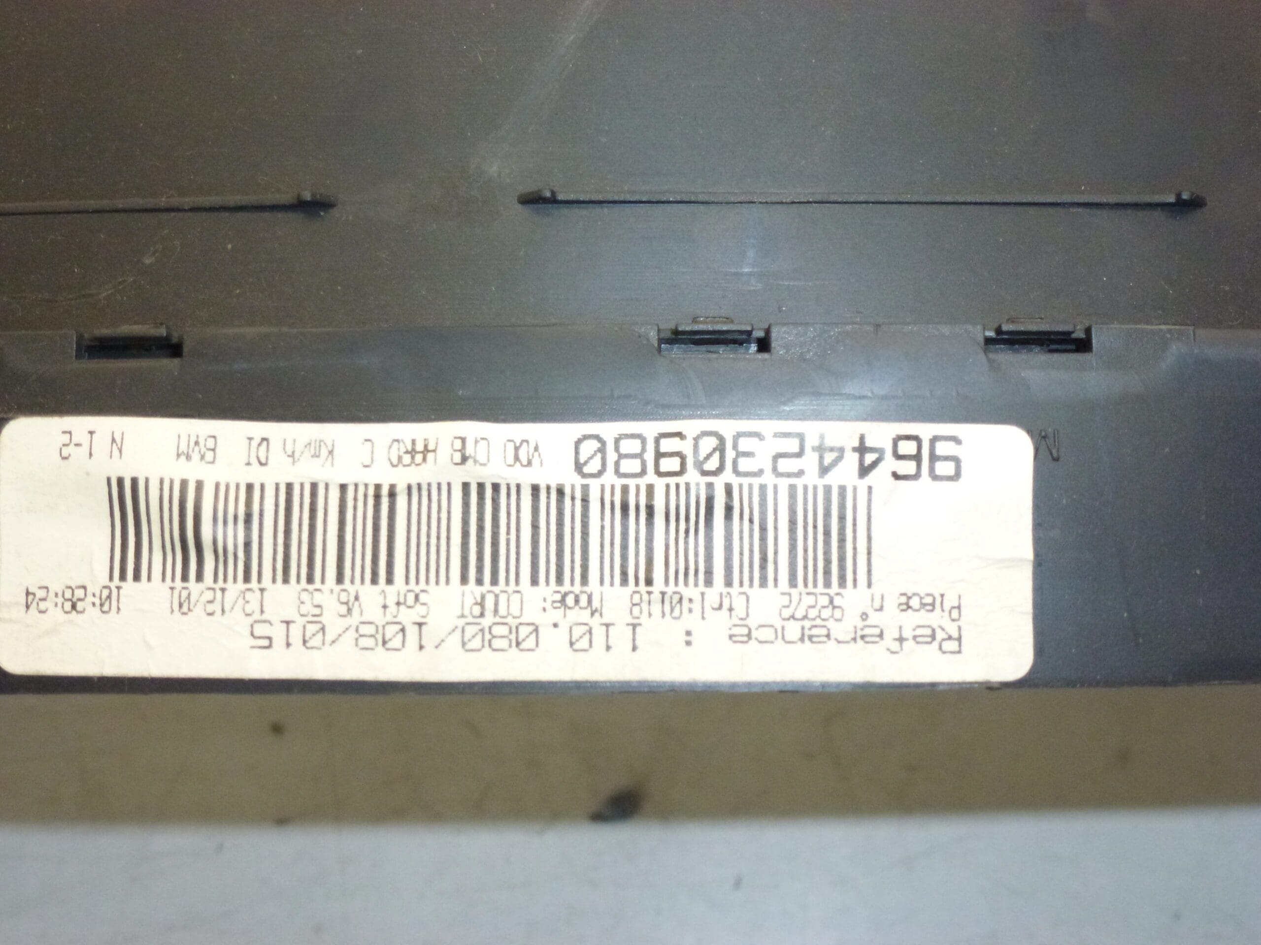 Sebességmérő Peugeot 406 2.2 HDI 9644230980 futásteljesítmény 193000 km