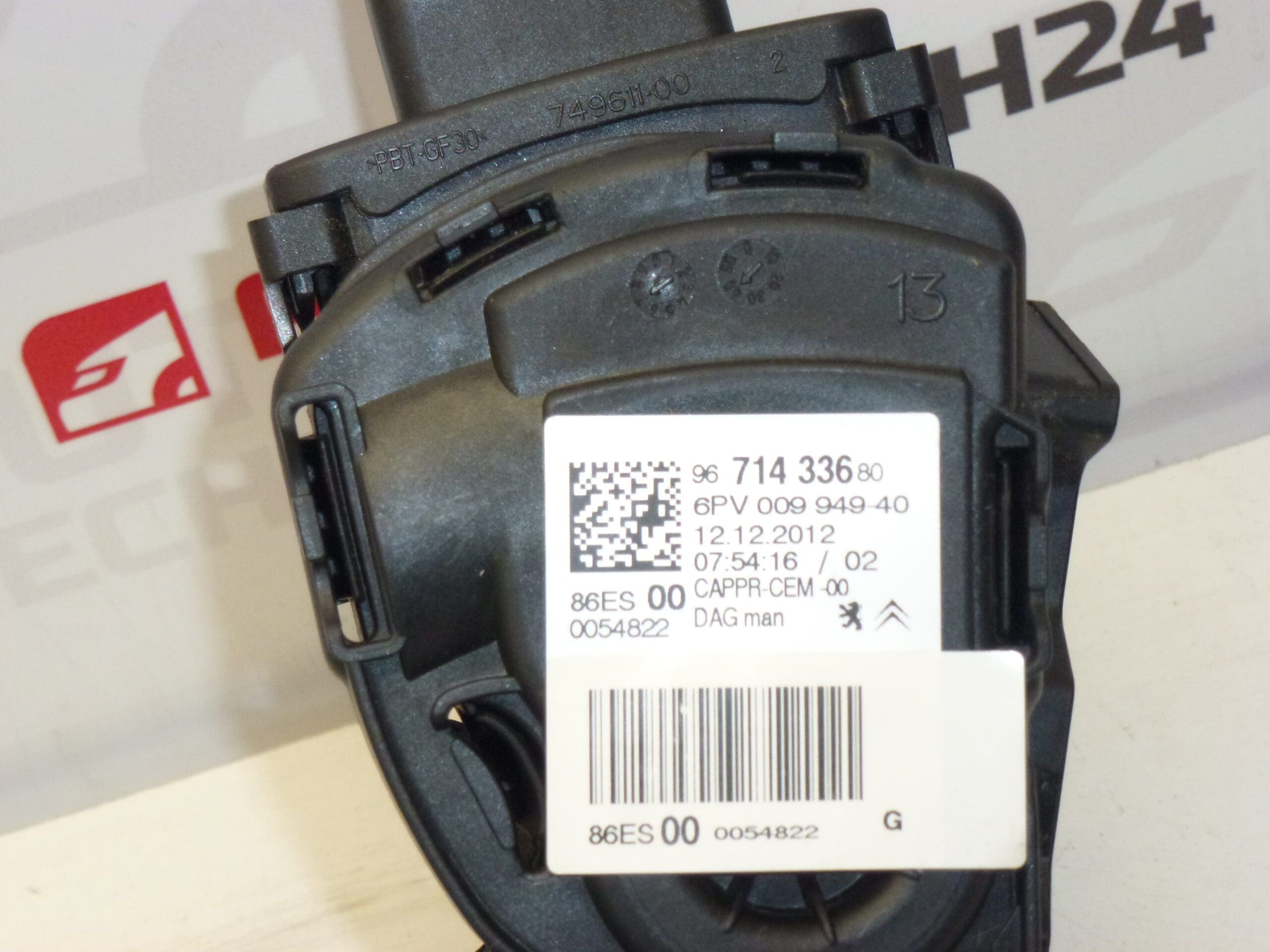 Gázpedál HELLA 9671433680 1601CV