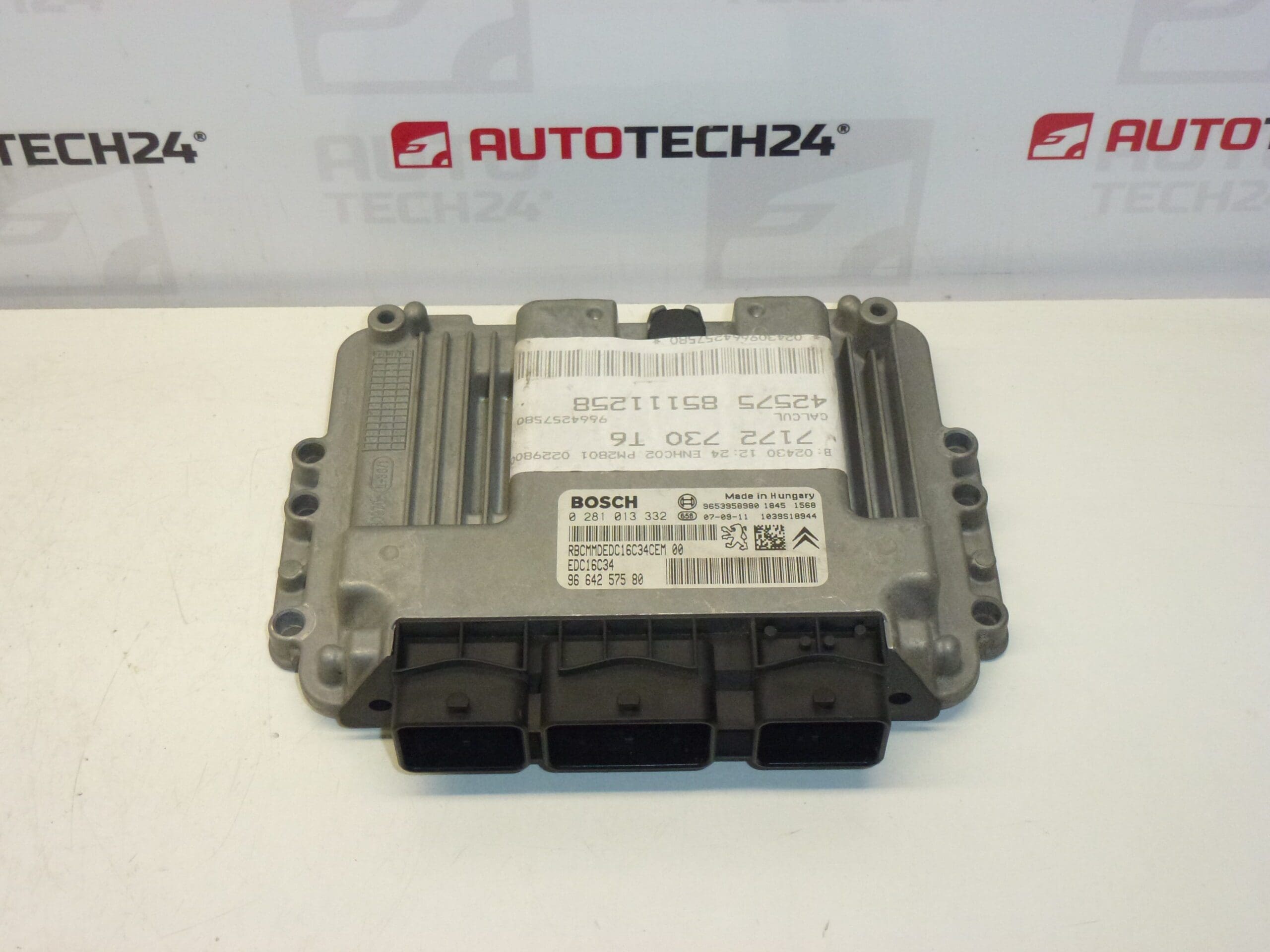 ECU SZŰZ Citroën Peugeot Bosch EDC16C34 0281013332 1942NX