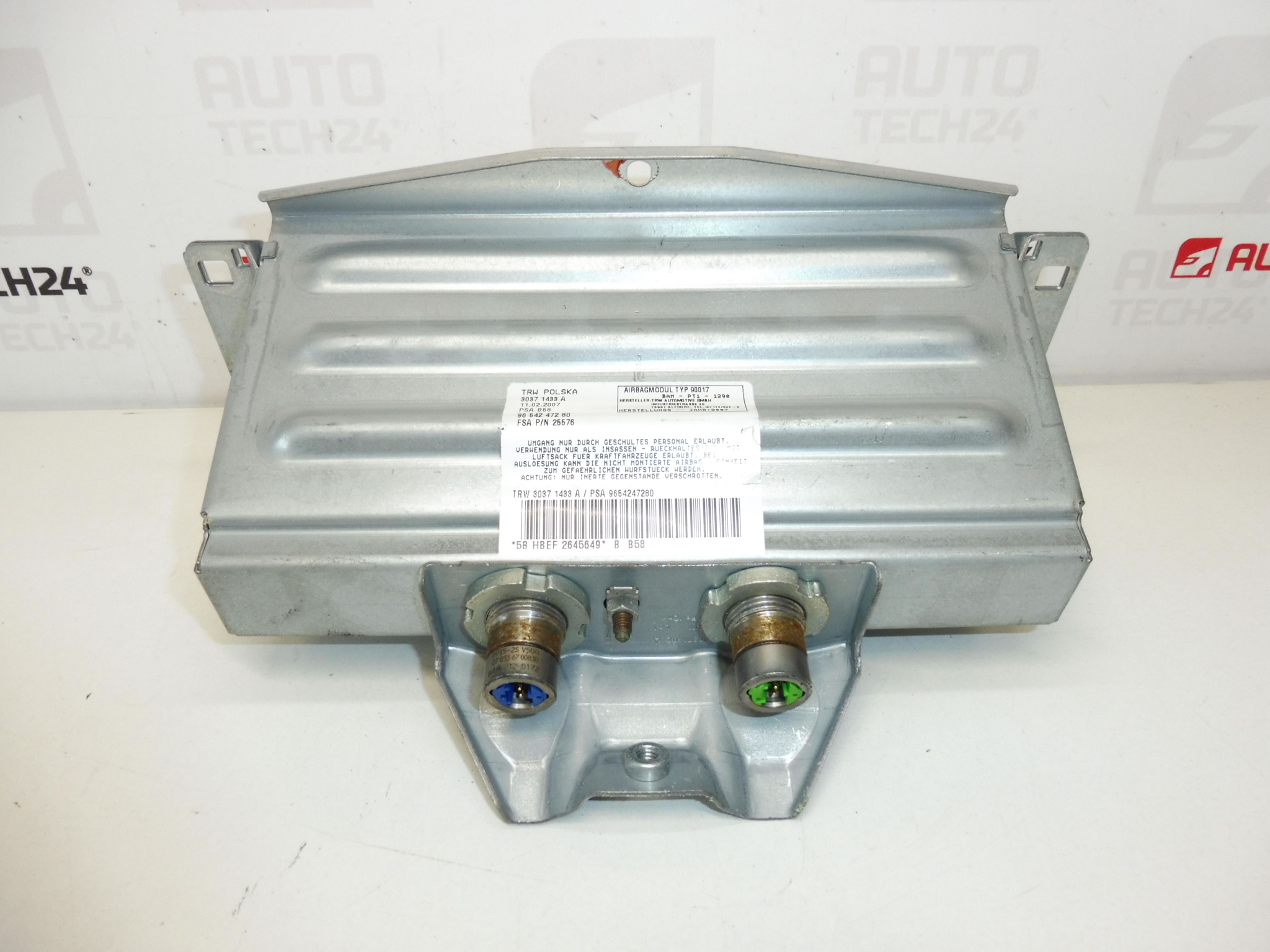 Első utas légzsák Citroën C4 Picasso 9654247280 8216NT