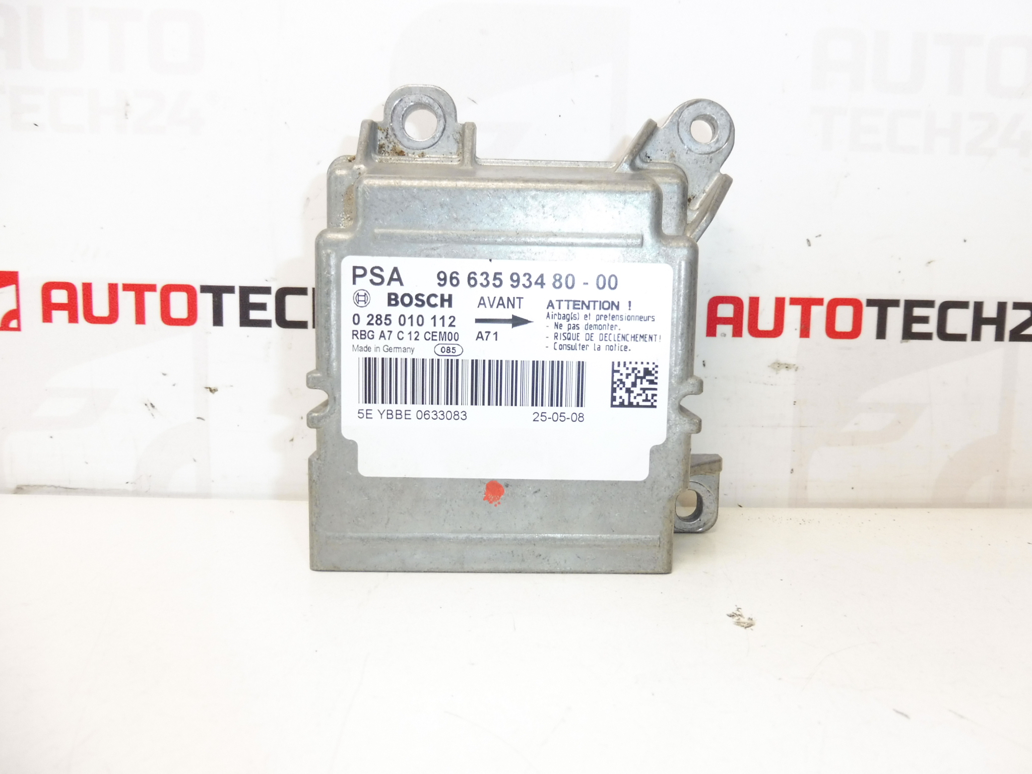Bosch Peugeot 207 légzsák egység 9663593480 0285010112 654664