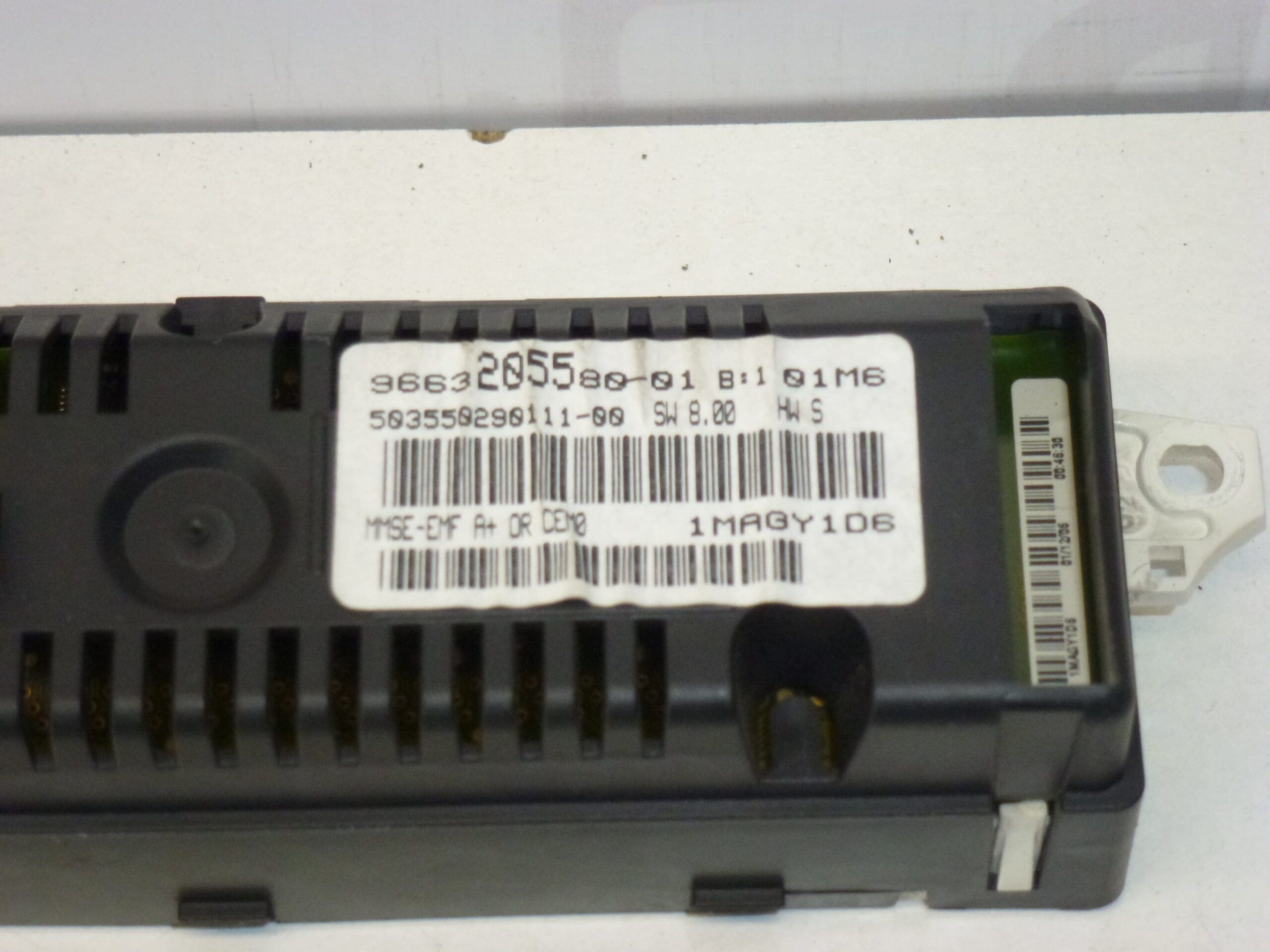 Peugeot 207 számítógép rádió kijelző 9663205580 6593F5