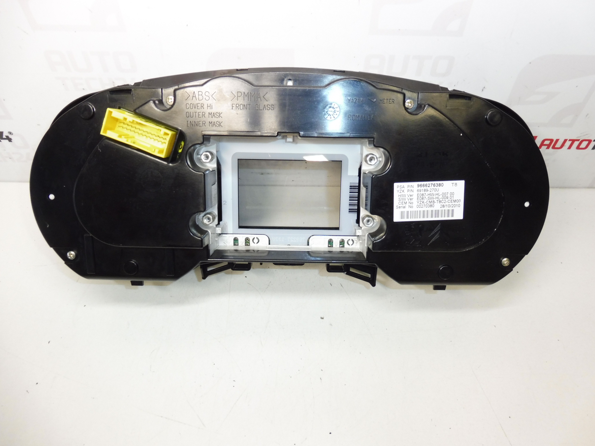 Sebességmérő 201000km Peugeot 3008 5008 9666276380 9805170680 6103Y4