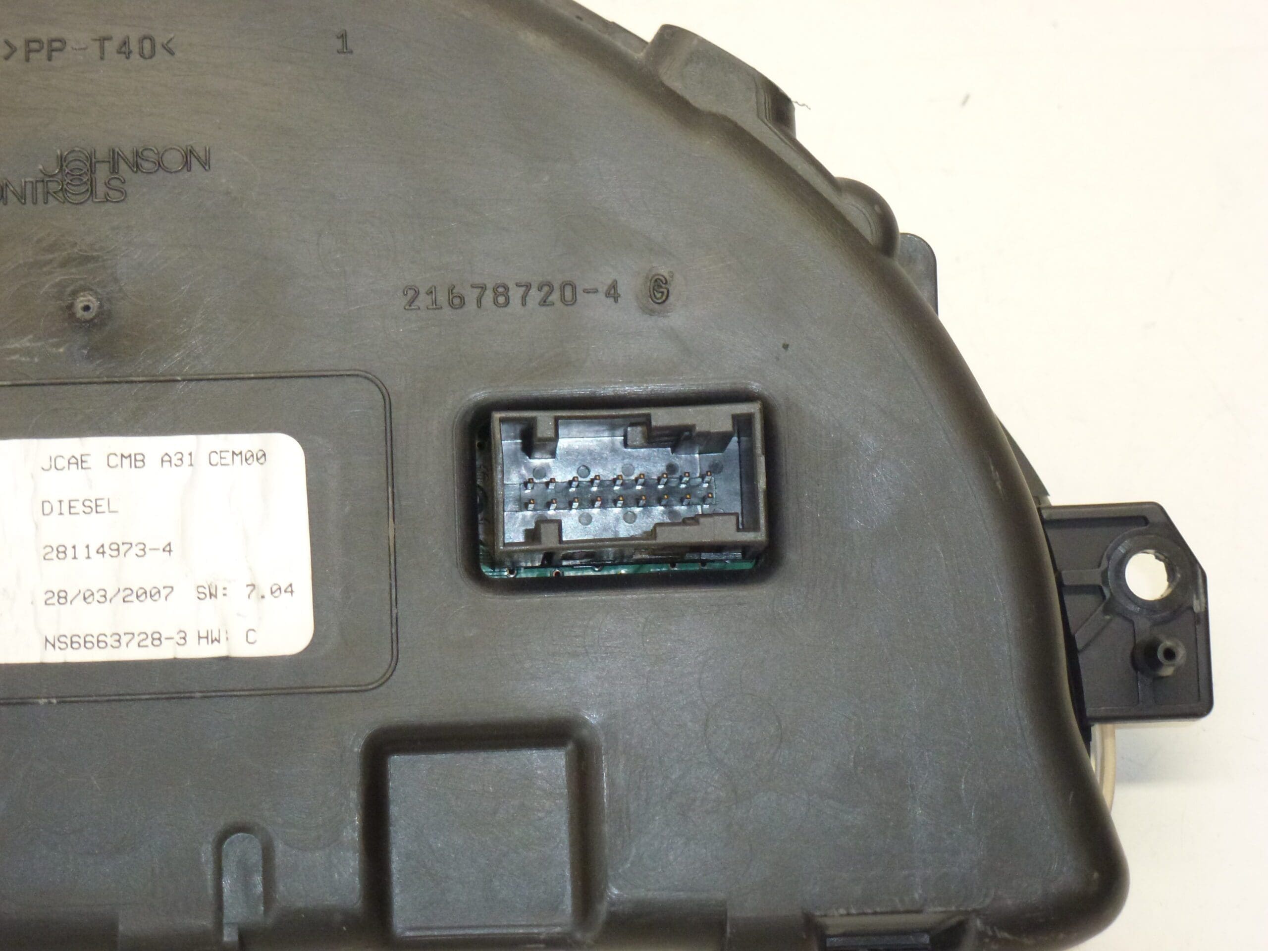 Sebességmérő Citroën C2 C3 futásteljesítmény 106000 km 9660225880 6105WL