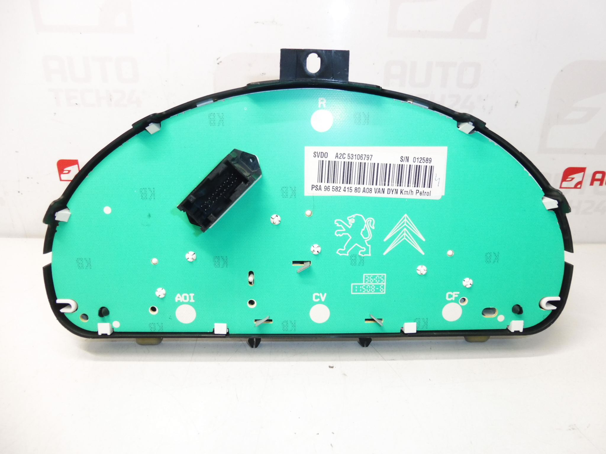 Sebességmérő riasztóval, futásteljesítmény 102000 km Peugeot 1007 9658241580 610652