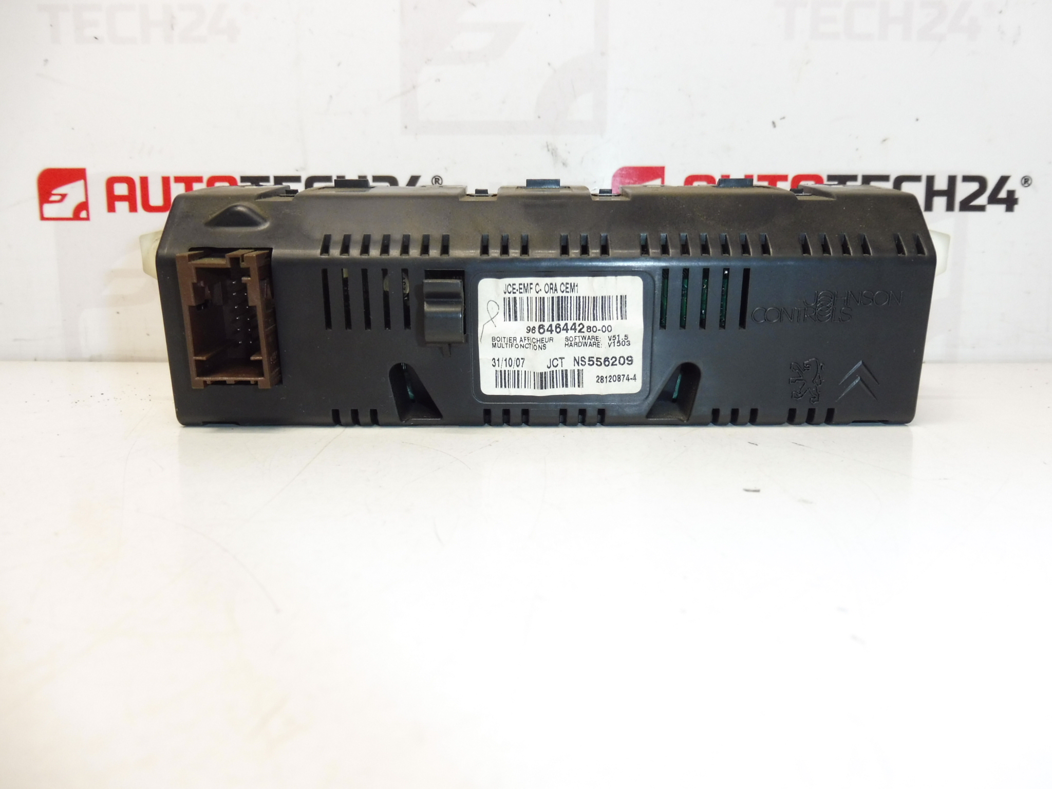 Peugeot 307 számítógépes rádió kijelzője 9664644280