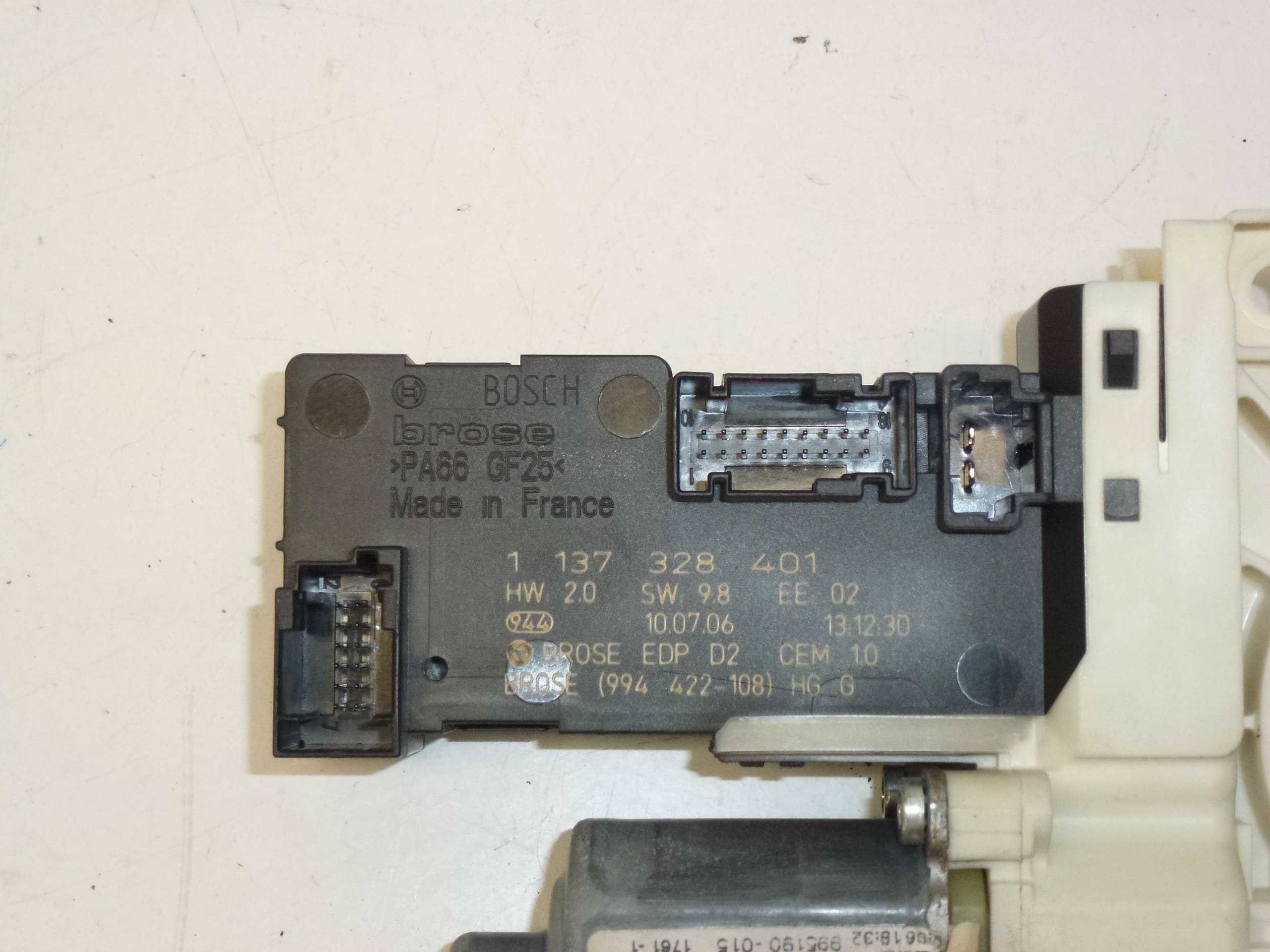 Peugeot 407 bal oldali ablakemelő motor 9663036680 9221Z1