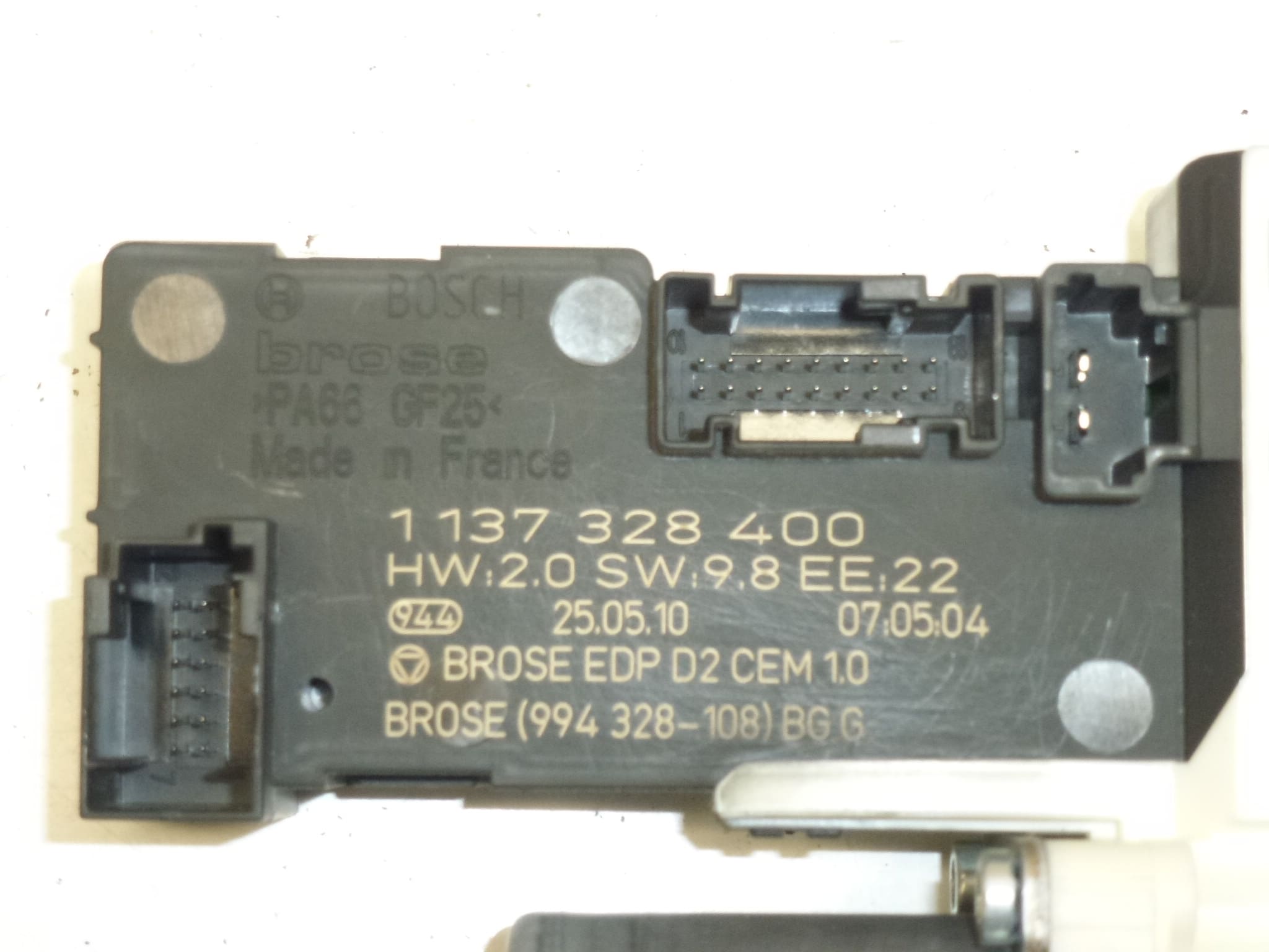 Peugeot 407 bal oldali felhúzó motor 9663036480 9221Z0