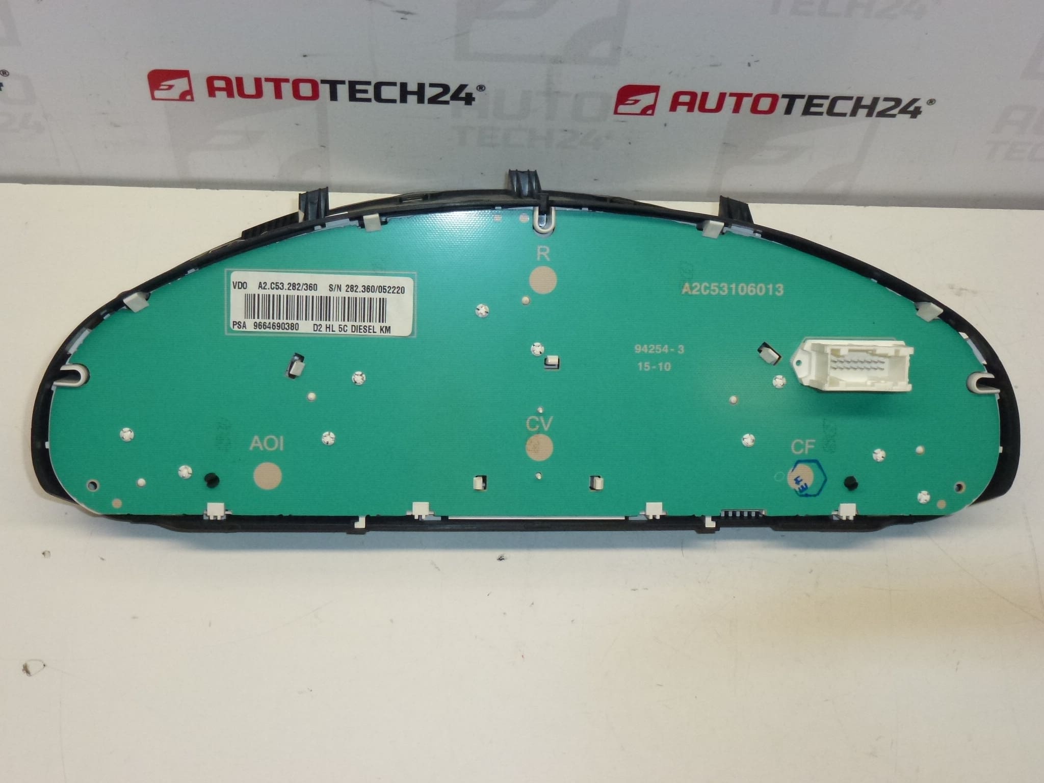 Fordulatszámmérő Peugeot 407 futásteljesítmény 203000 km 9664690380 610395