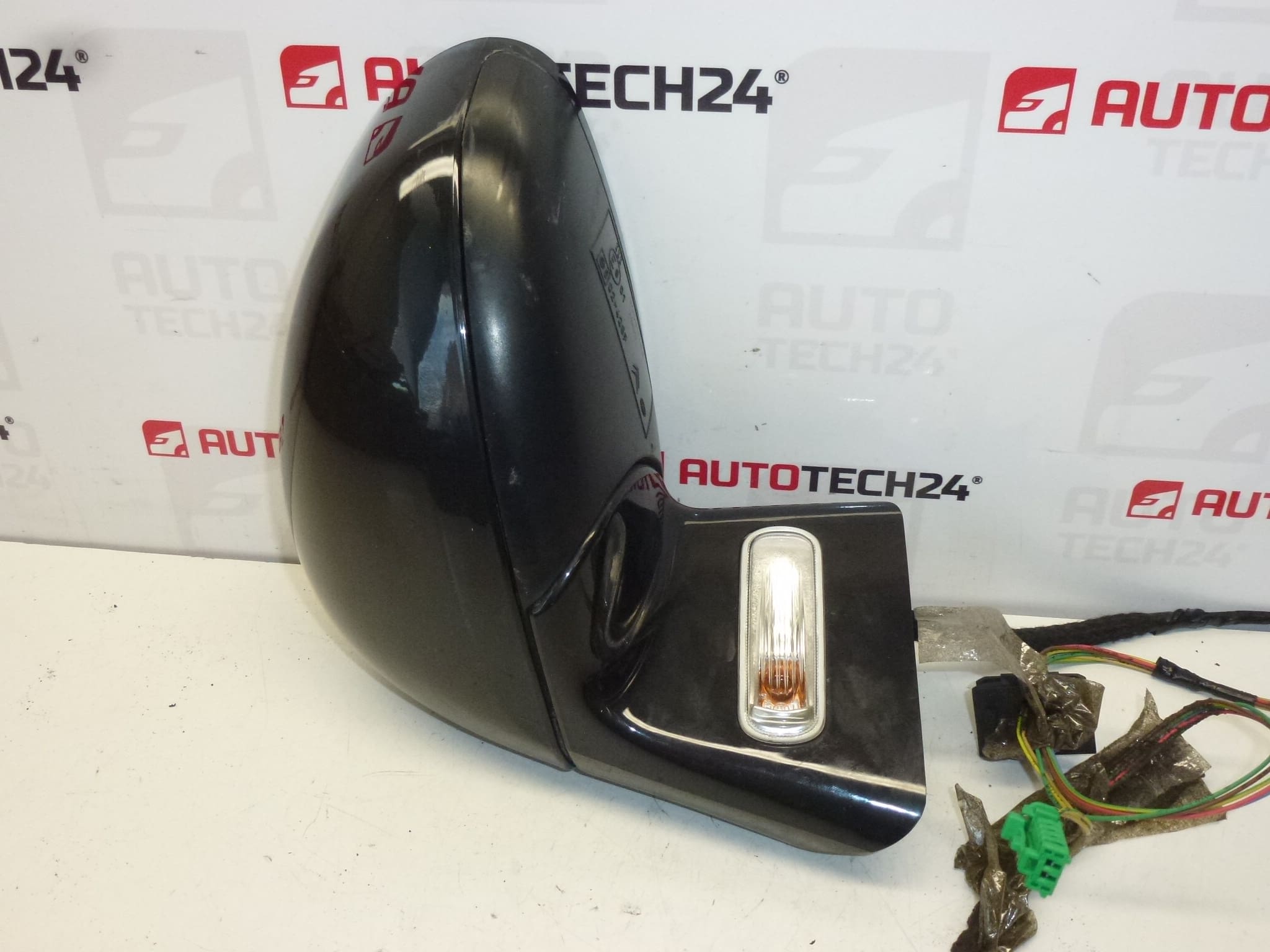 Bal visszapillantó tükör fekete metál CITROEN C4 8149EL