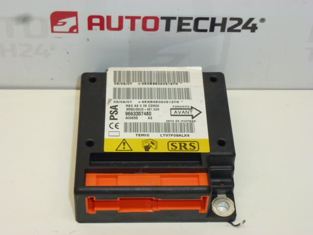 Citroën C3 légzsák egység 9663357480 6546C7