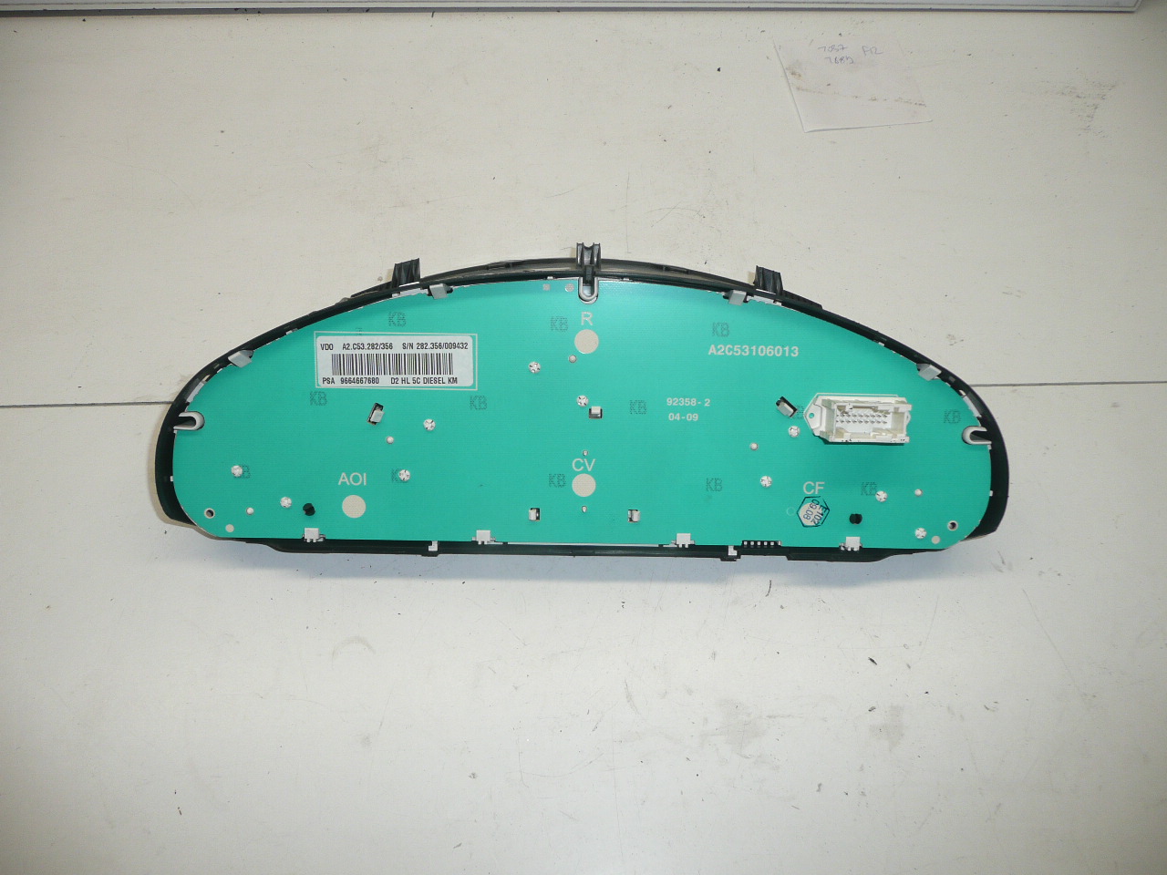 Sebességmérő Peugeot 407 9664667680 610385