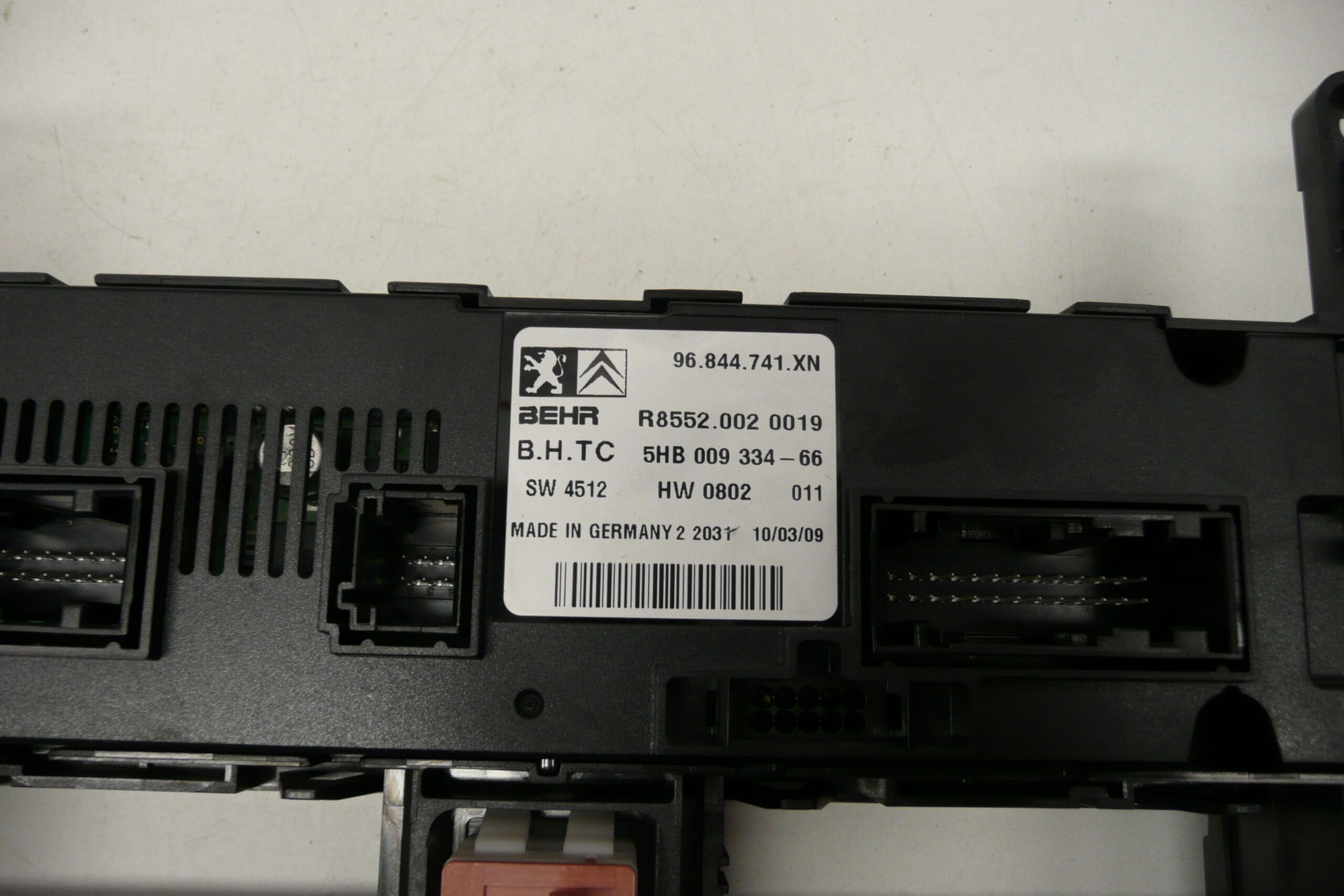 Fűtés- és klímavezérlés Peugeot 407 96844741XN 6452J8 - Image 2