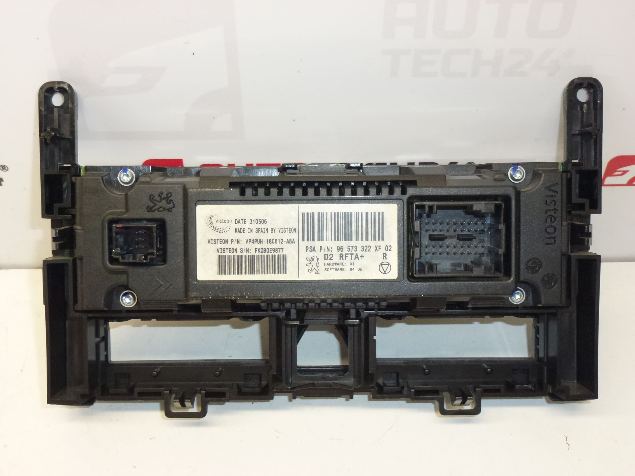 Fűtés és klímavezérlő Peugeot 407 96573322XF 6451SC - Image 2