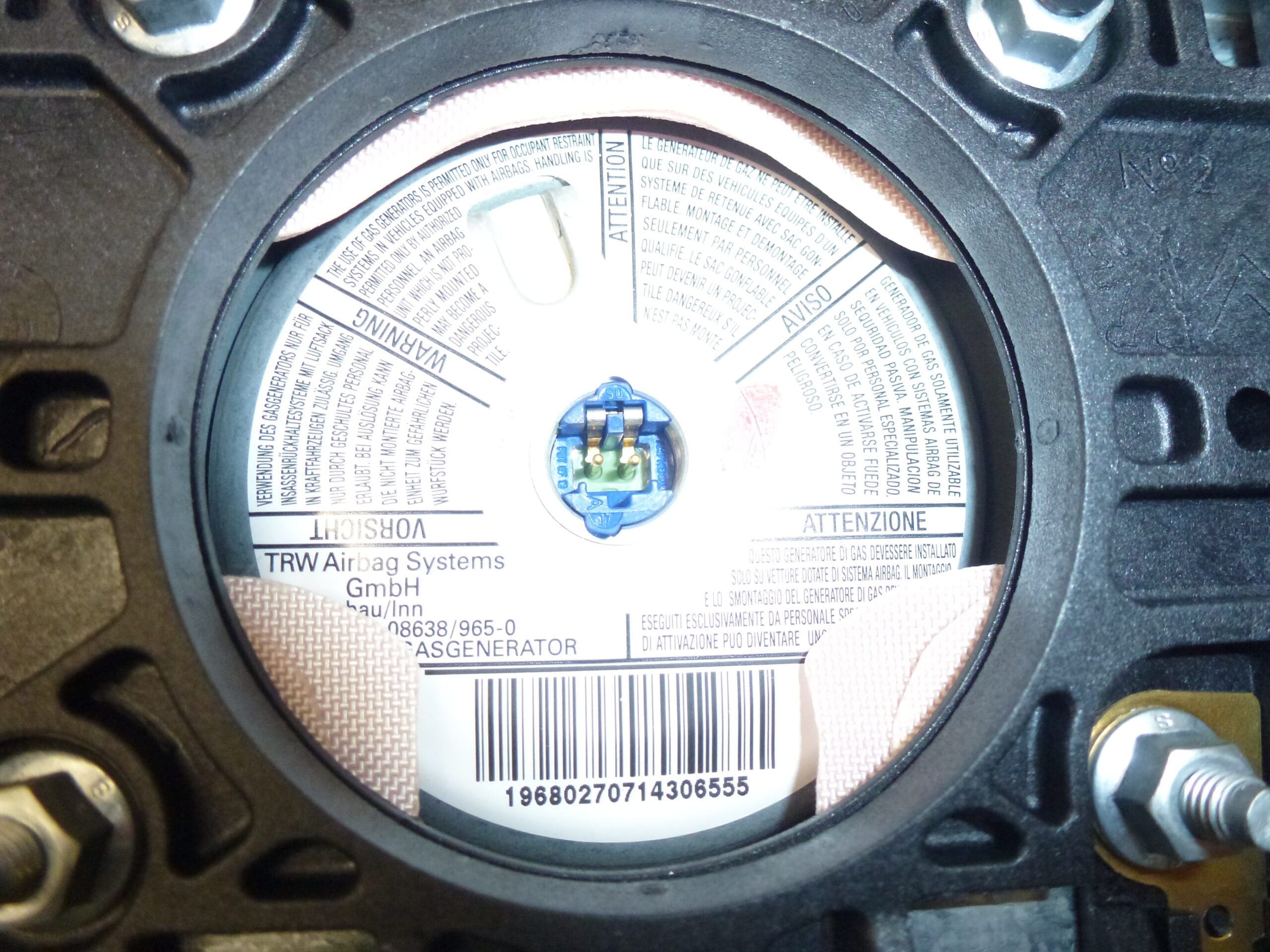 Légzsák Citroën Berlingo II 96639595XT 4112GG