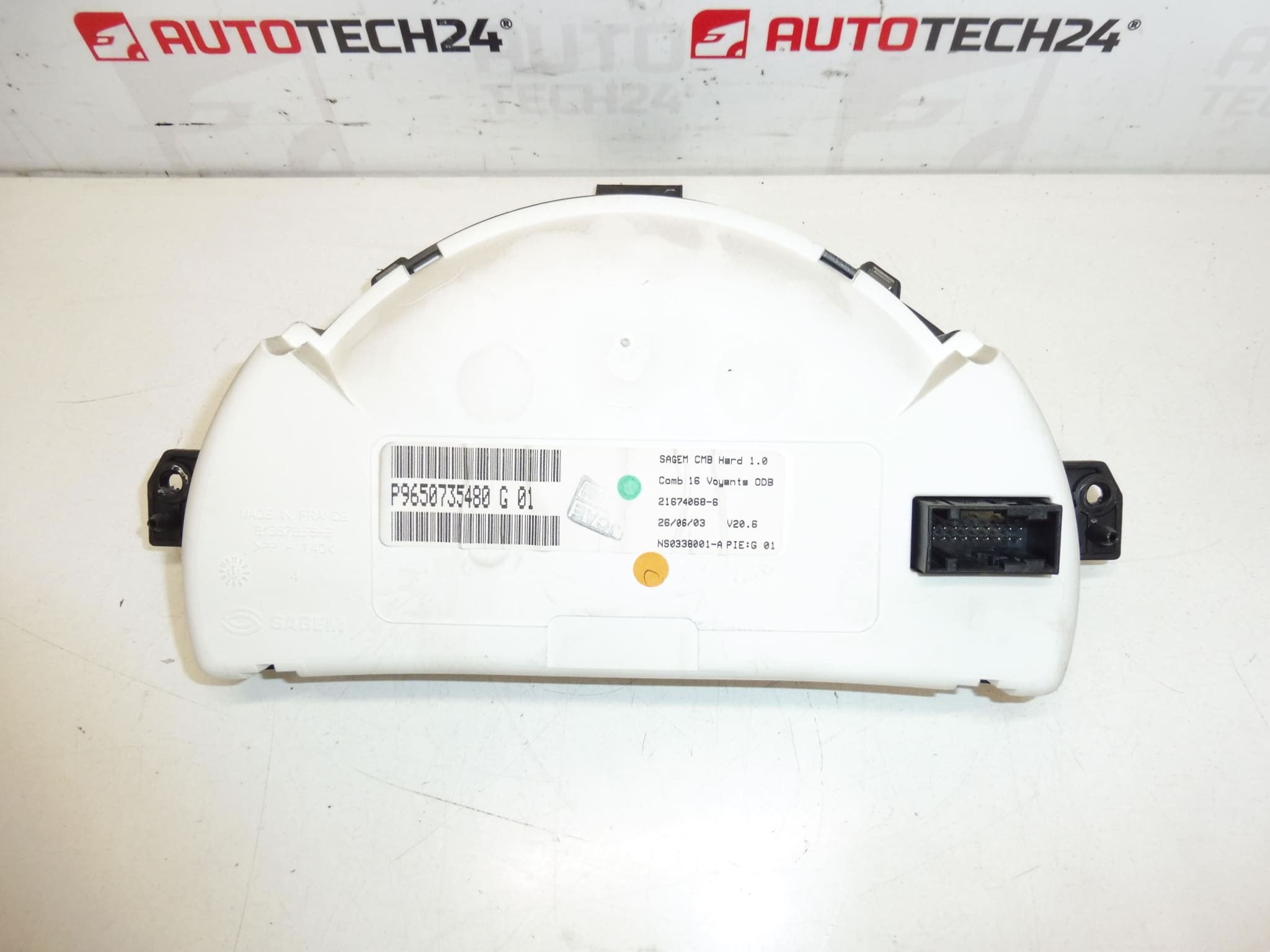 Sebességmérő Citroën C2 C3 sensodrive 145000 km 9650735480 - Image 2