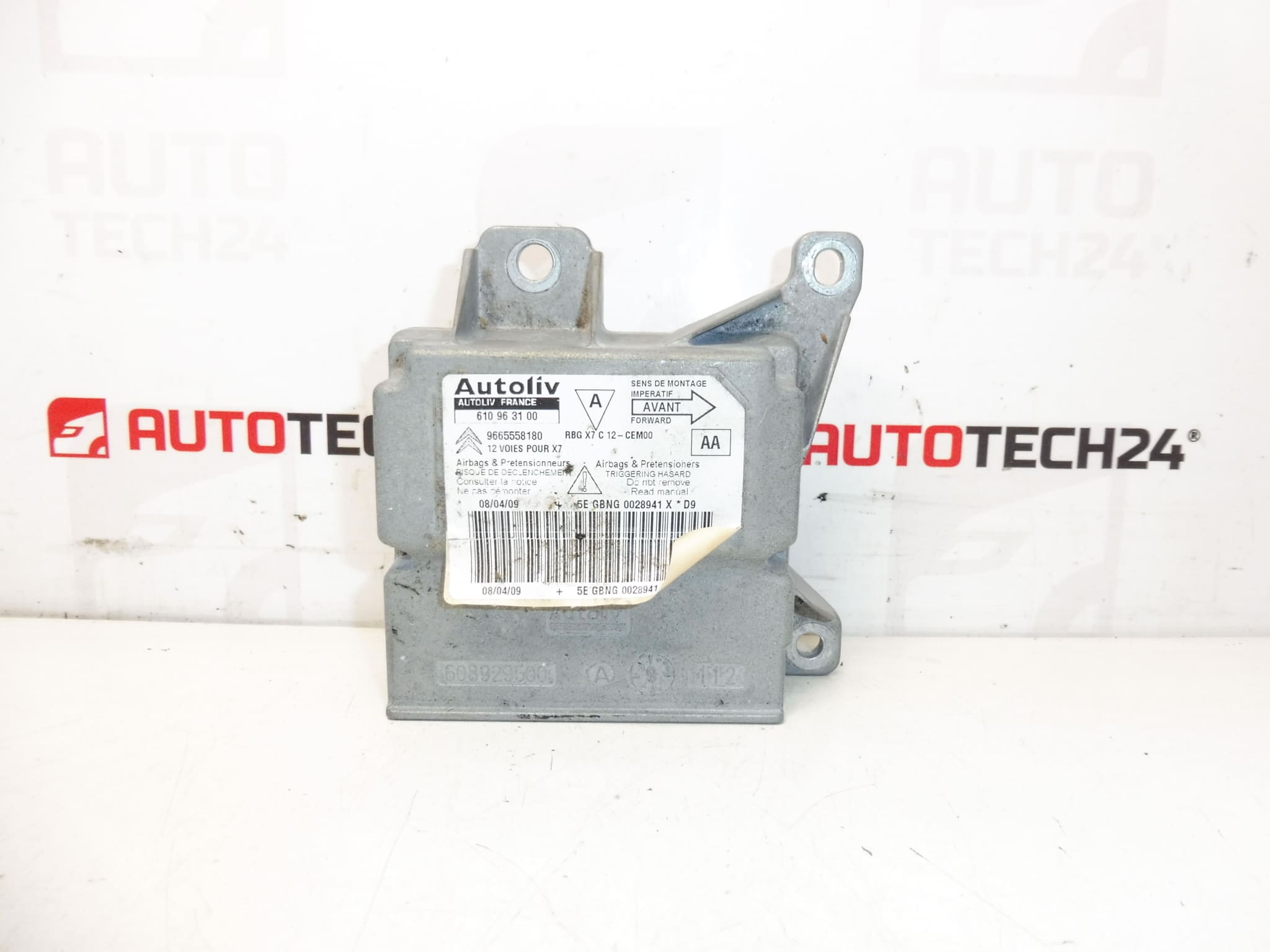 Citroën C5 X7 966558180 610963100 légzsákok