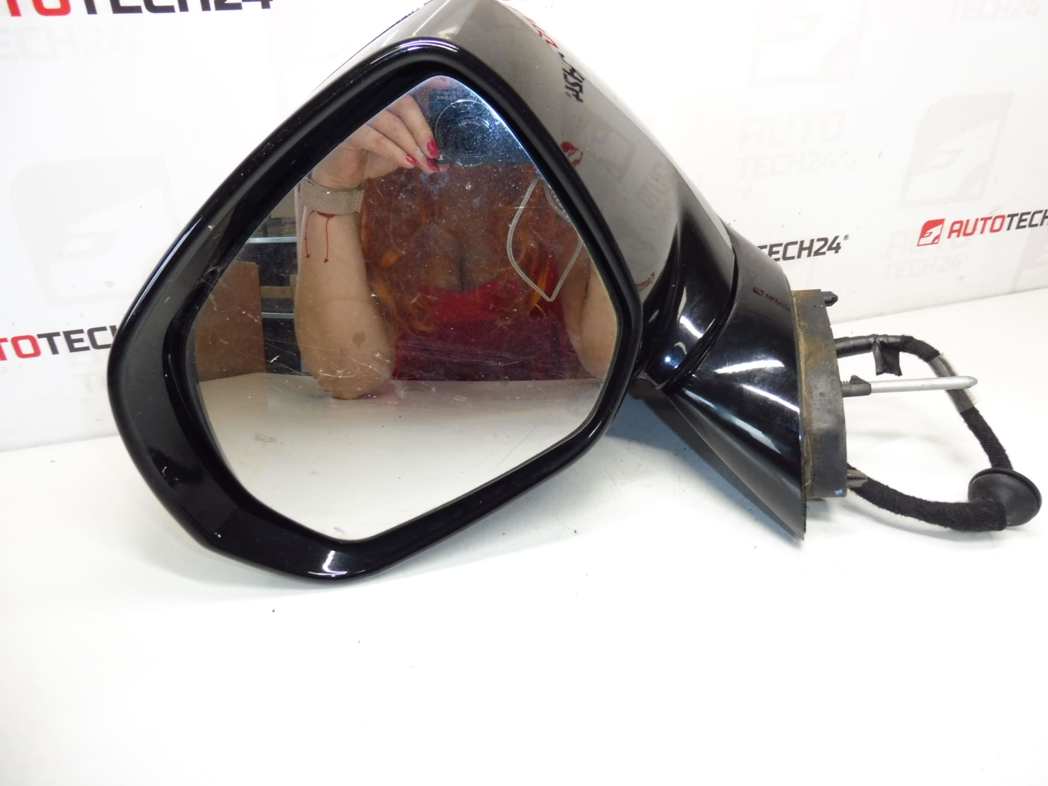 Bal oldali krómozott külső visszapillantó tükör Citroën C3 Picasso 1609347480 - Image 2