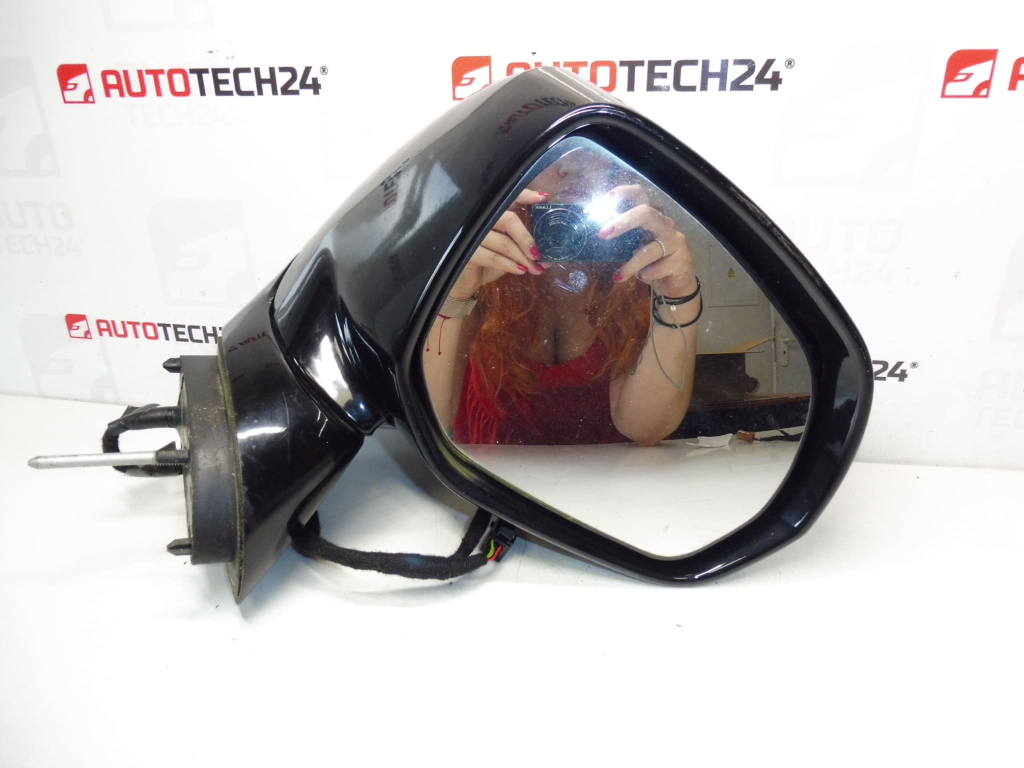 Jobb oldali krómozott visszapillantó tükör Citroën C3 Picasso 1609347580 - Image 2