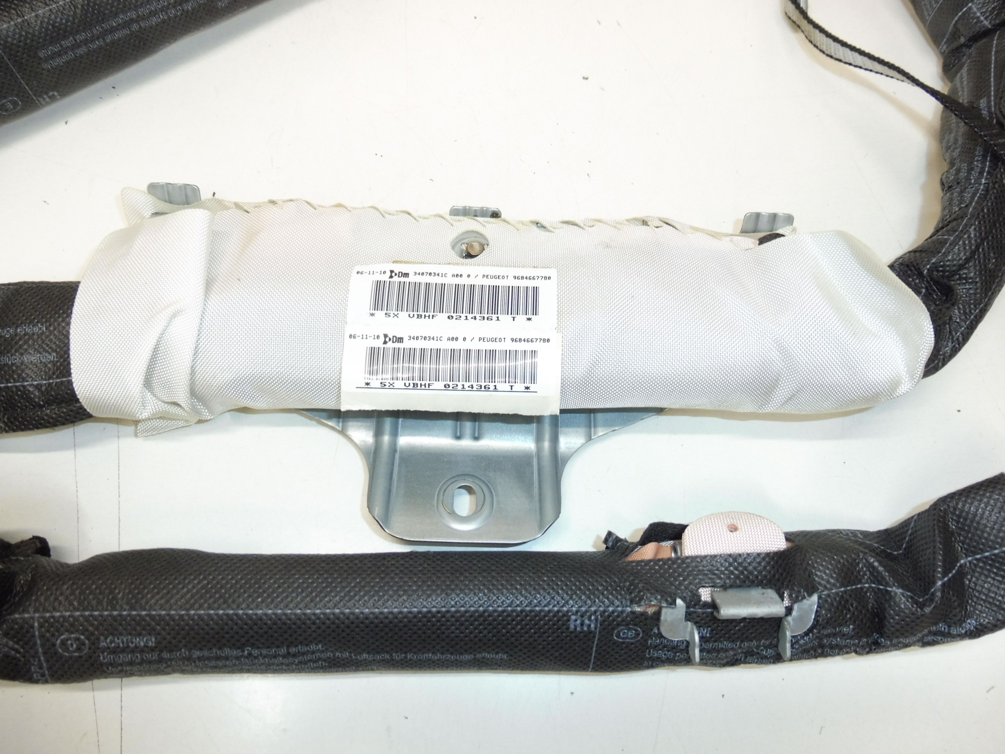 oldalsó mennyezeti légzsák jobb Peugeot 3008 5008 9684667780 8335WP