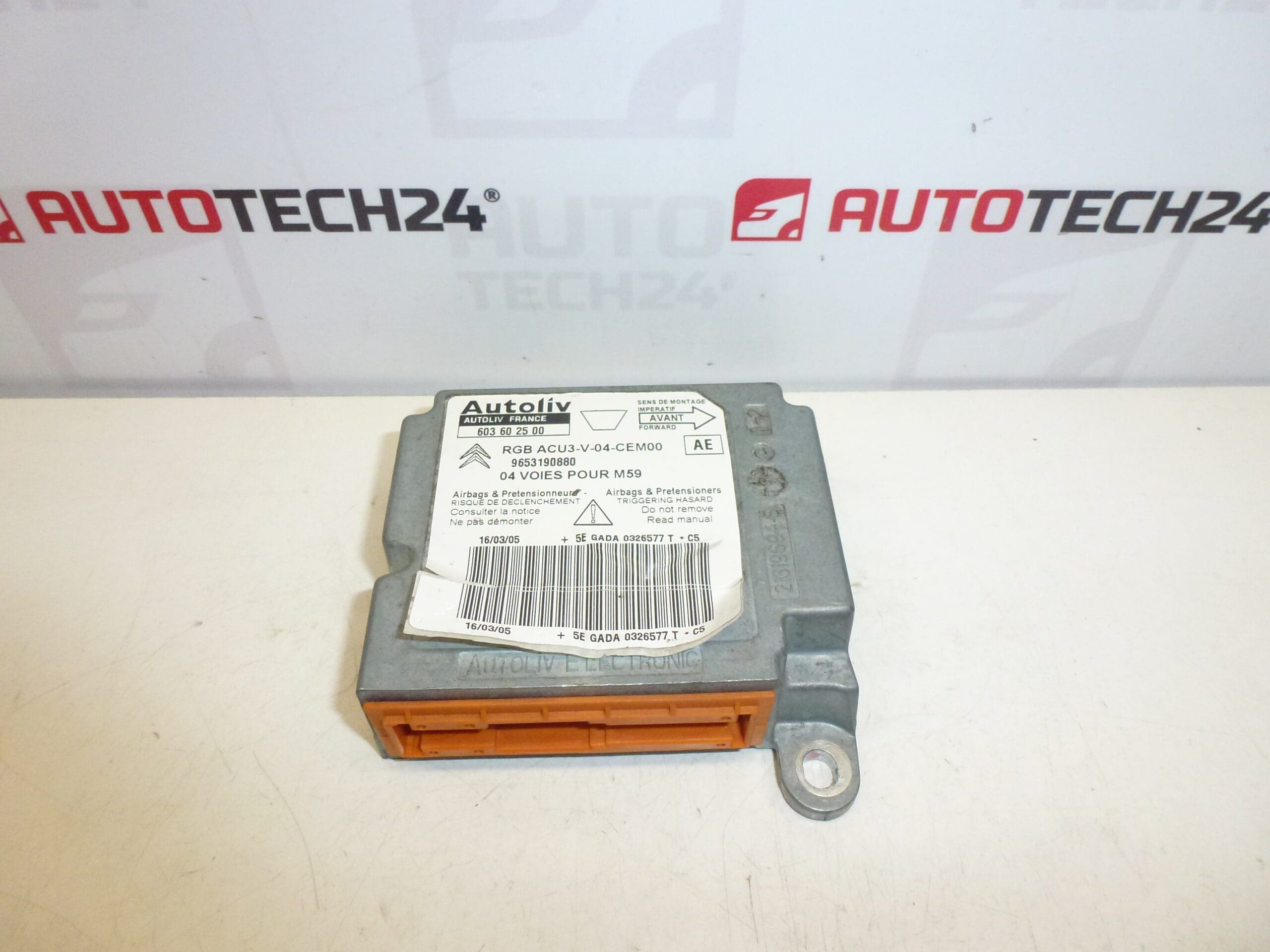 Citroën Peugeot légzsák egység 9653190880 603602500