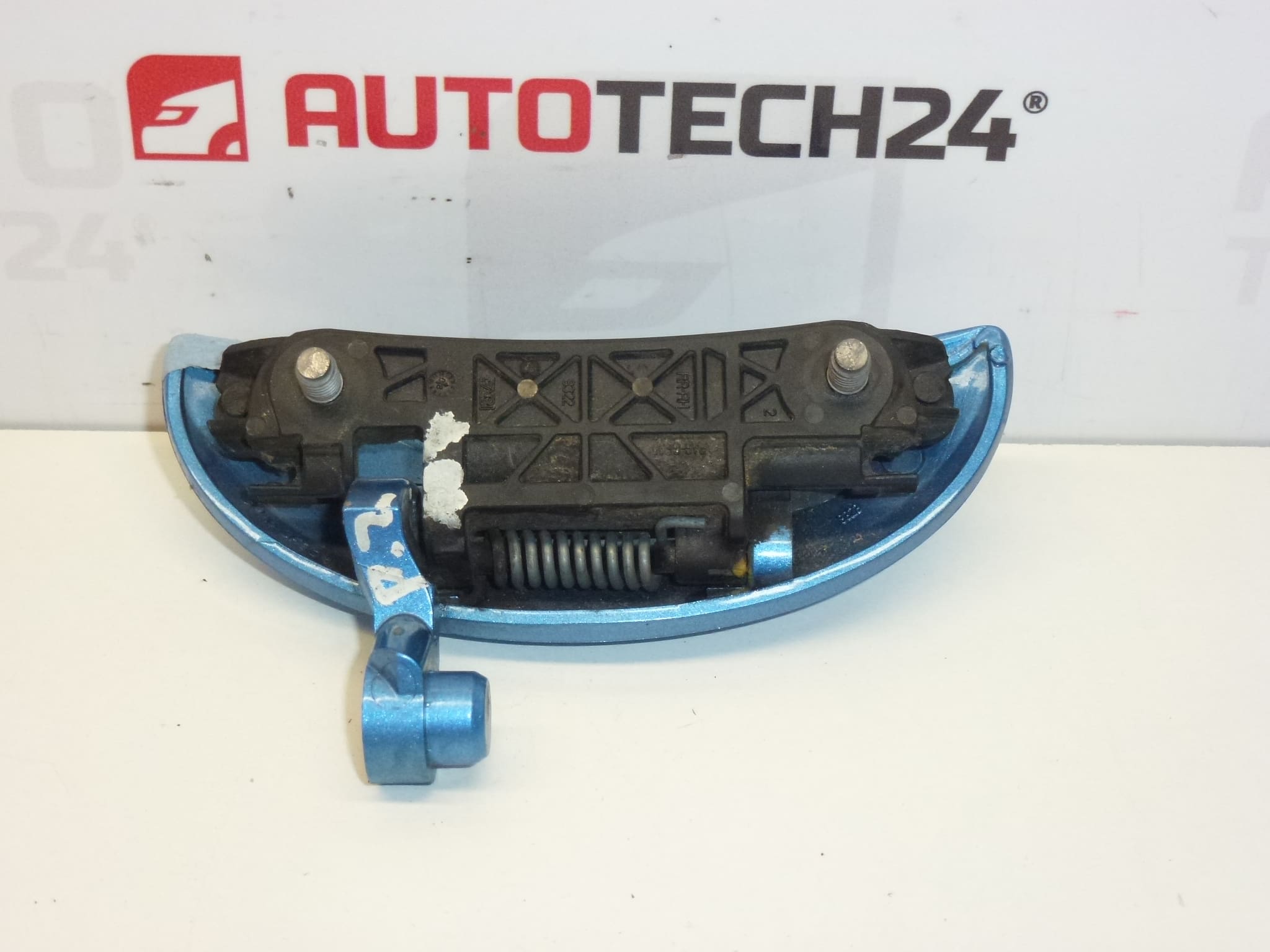 Jobb hátsó ajtó kilincs Citroën C1 Peugeot 107 kék metál 9101AN - Image 2