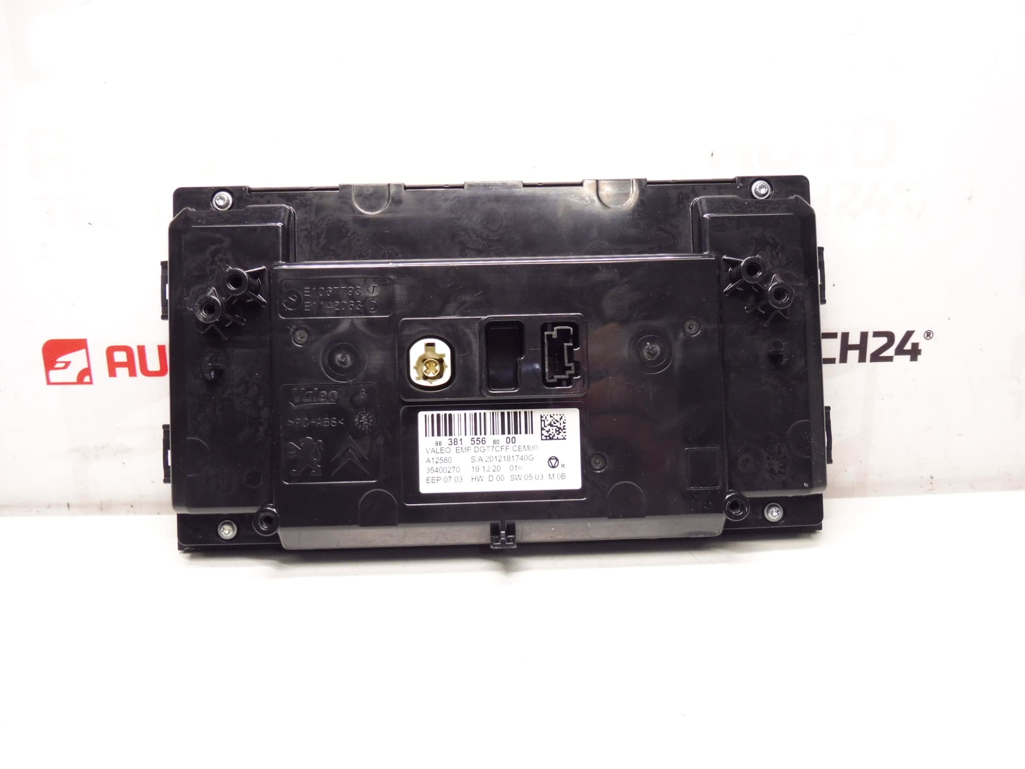 Peugeot 308 T9 klíma számítógép rádió kijelző 9838155680 - Image 2