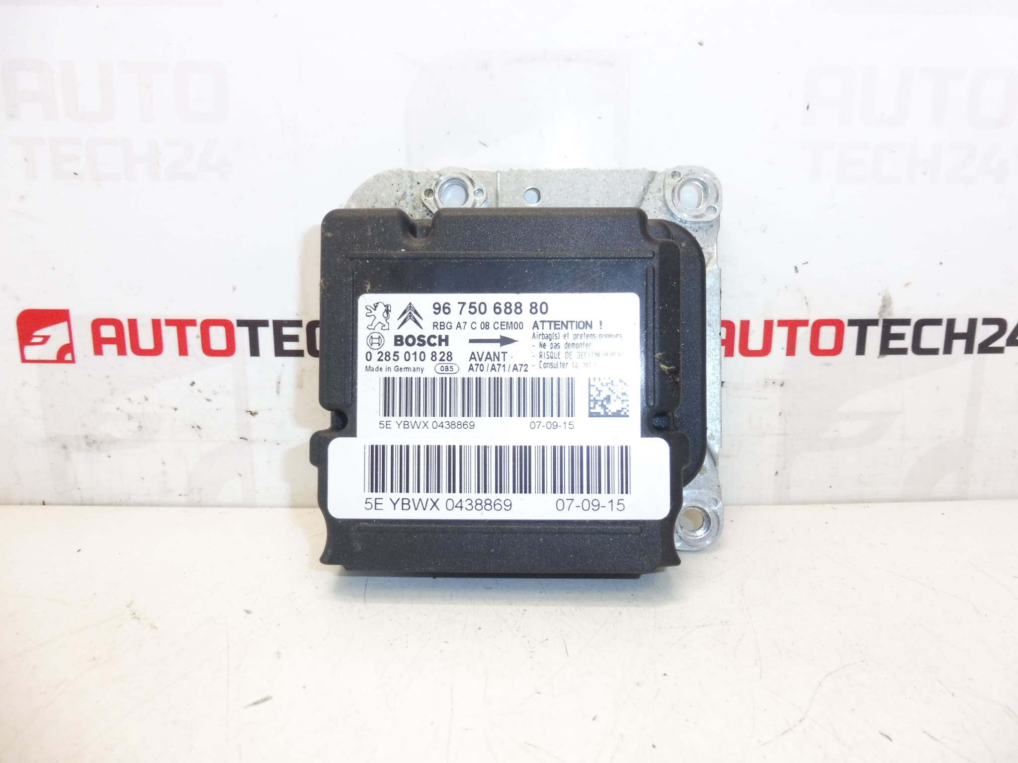 Bosch Peugeot 207 légzsák egység 9675068880 0285010828