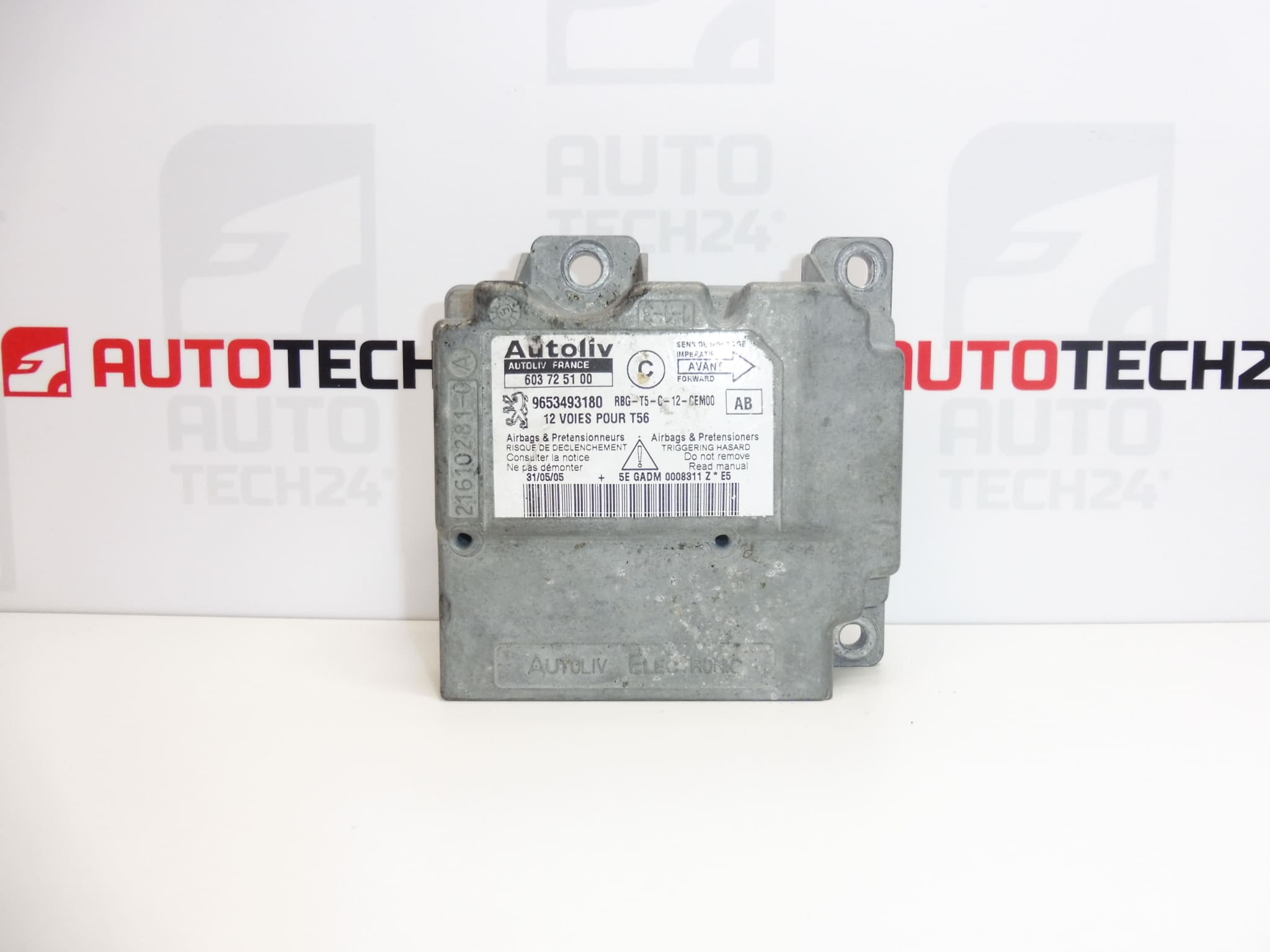 Autoliv légzsákvezérlő egység Peugeot 307 CC 9653493180 6545HG